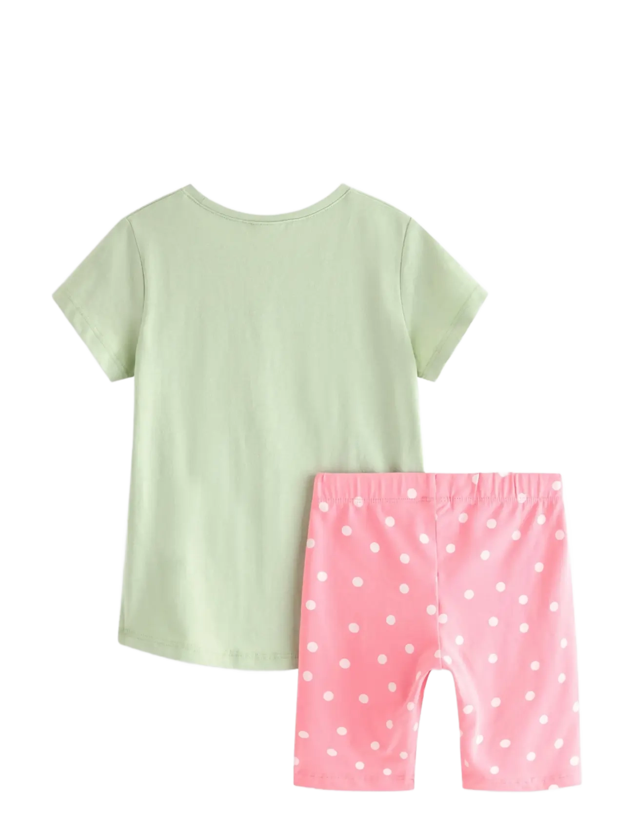 Lindex - Set - top and cycling shorts - sæt med kortærmet t-shirt - light dusty green - 2