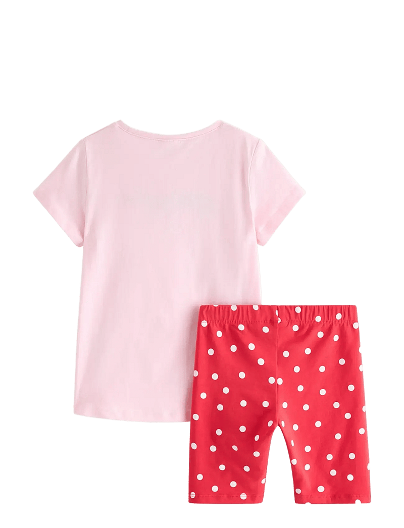 Lindex - Set - top and cycling shorts - lühikeste varrukatega t-särkide komplektid - light pink - 2