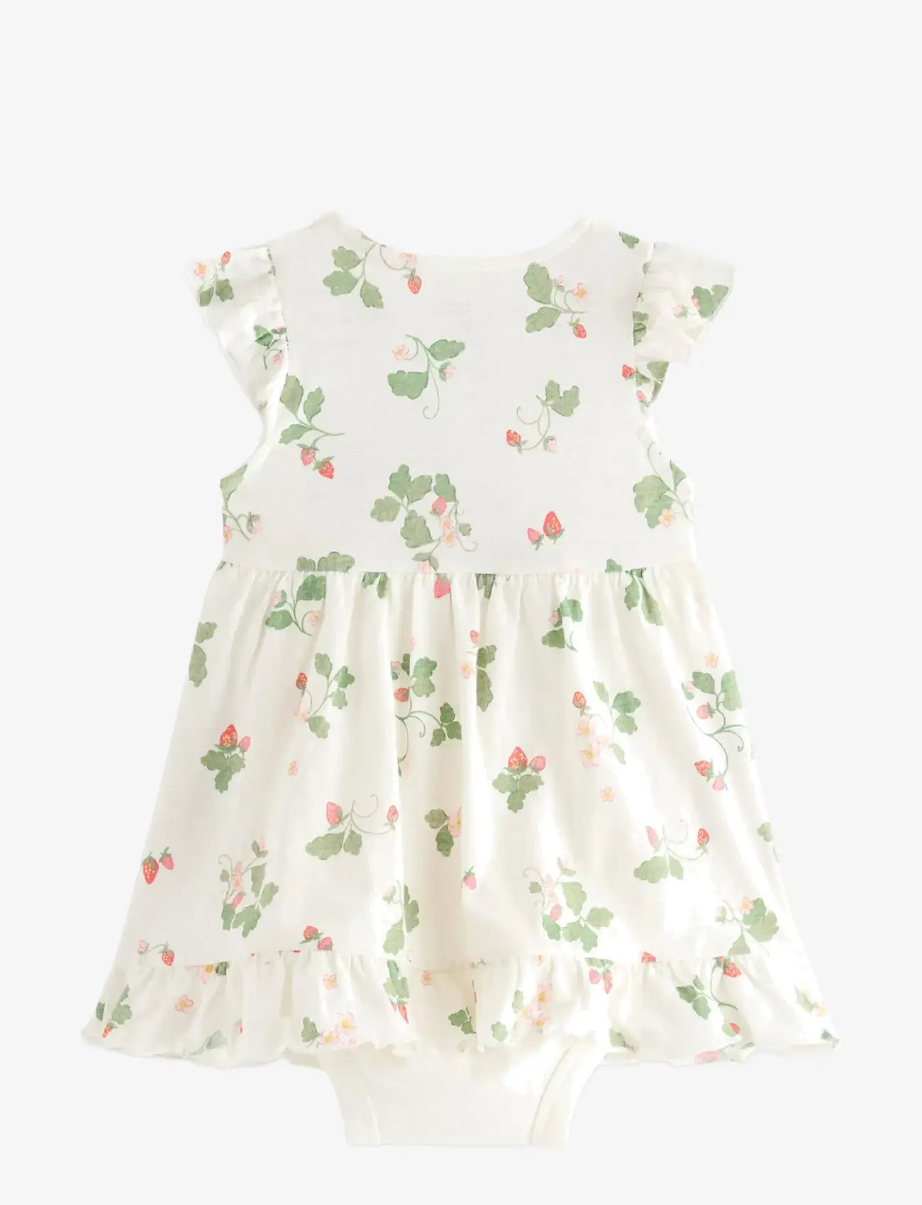 Lindex - Dress - kortærmede babykjoler - light dusty white - 1
