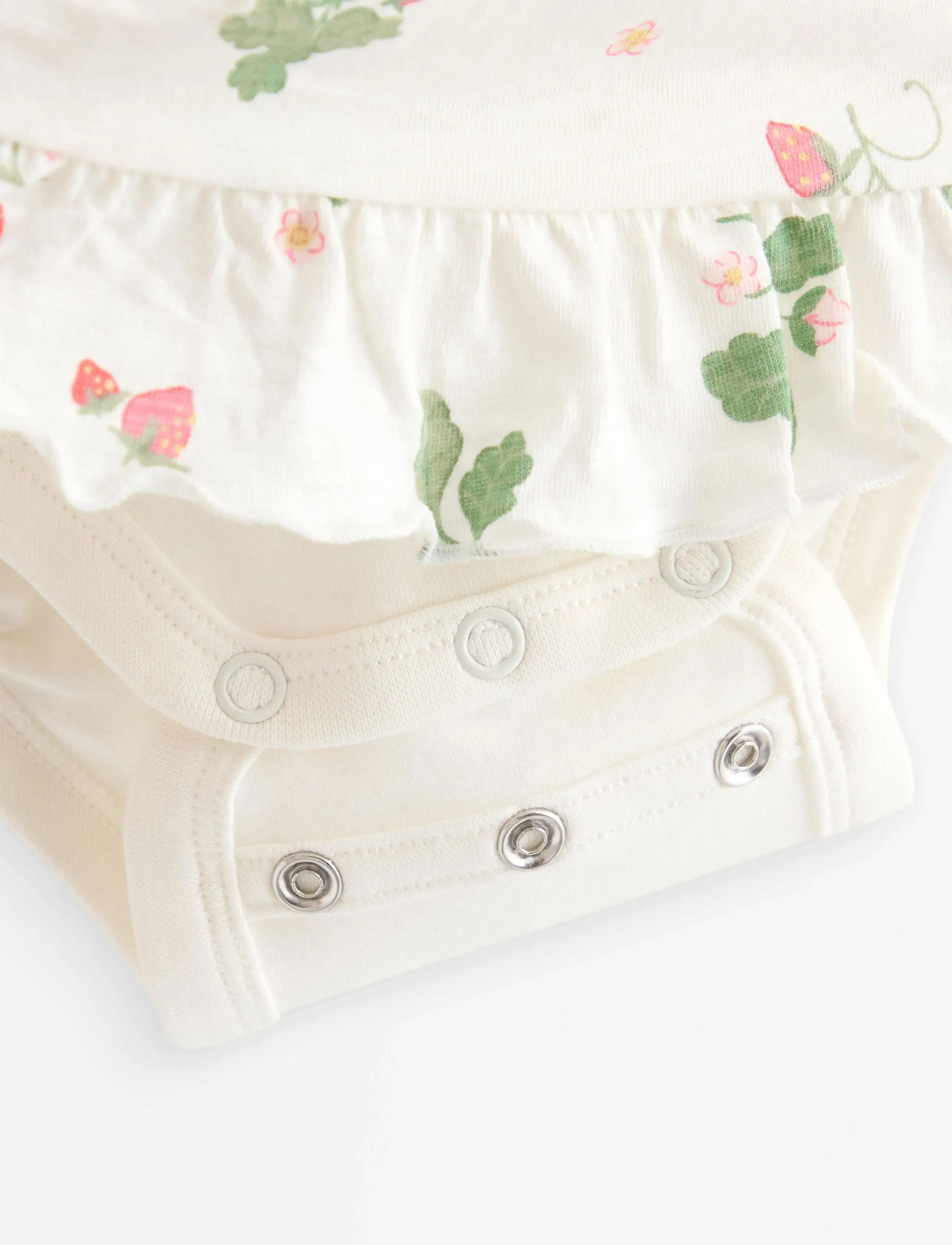 Lindex - Dress - kurzärmelige babykleider - light dusty white - 2