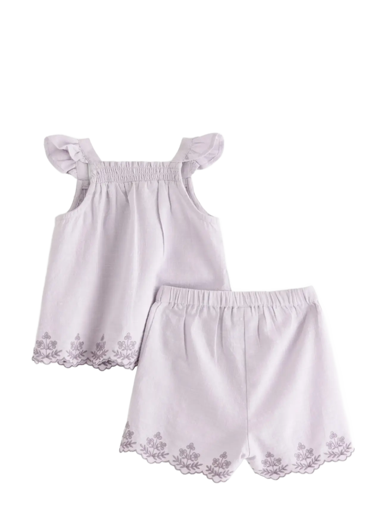 Lindex - Set with top and shorts - komplekti ar t-kreklu ar īsām piedurknēm - light dusty lilac - 1