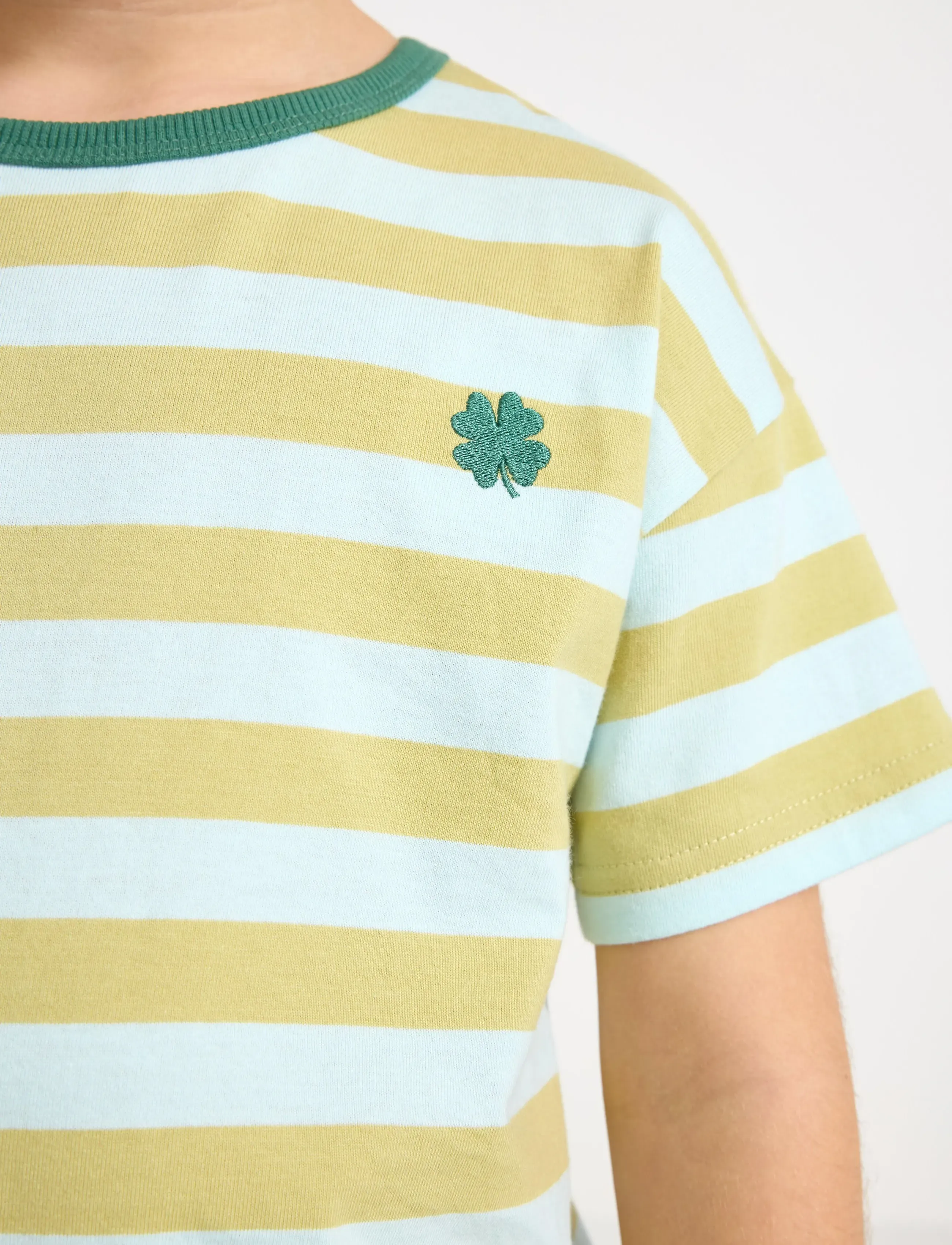 Lindex - Short-sleeved top - lühikeste varrukatega t-särgid - dark green - 4