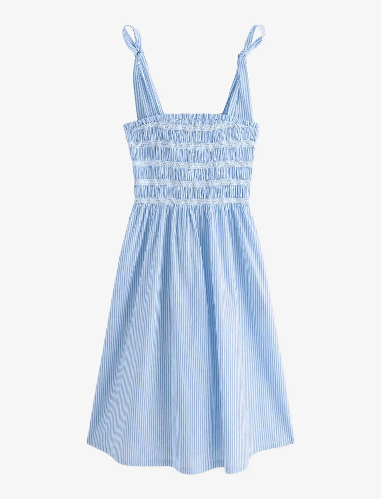 Lindex - Midi dress with smock - midi kjoler - light blue - 1