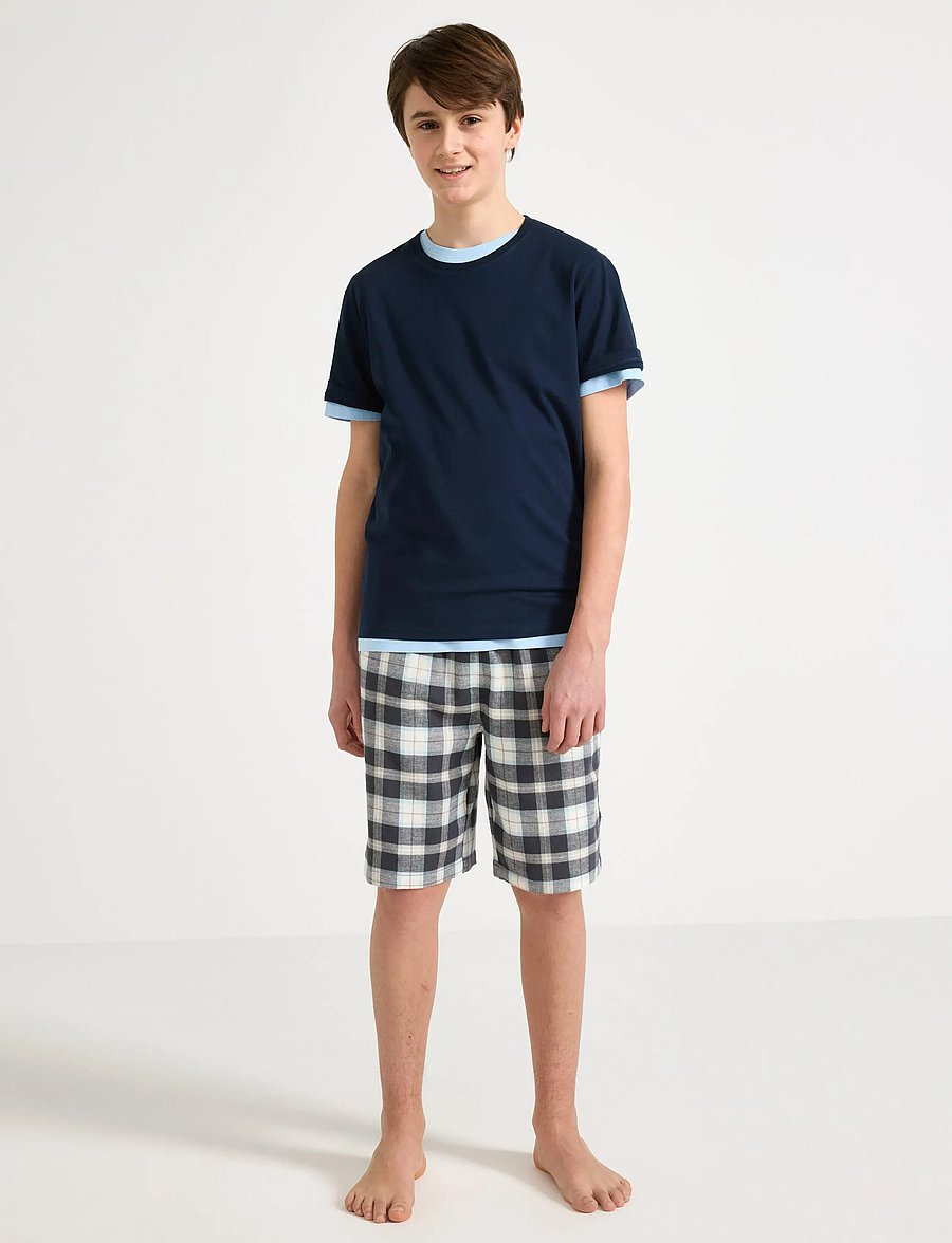Lindex - Pyjama shorts - pyjamas - offblack - 0