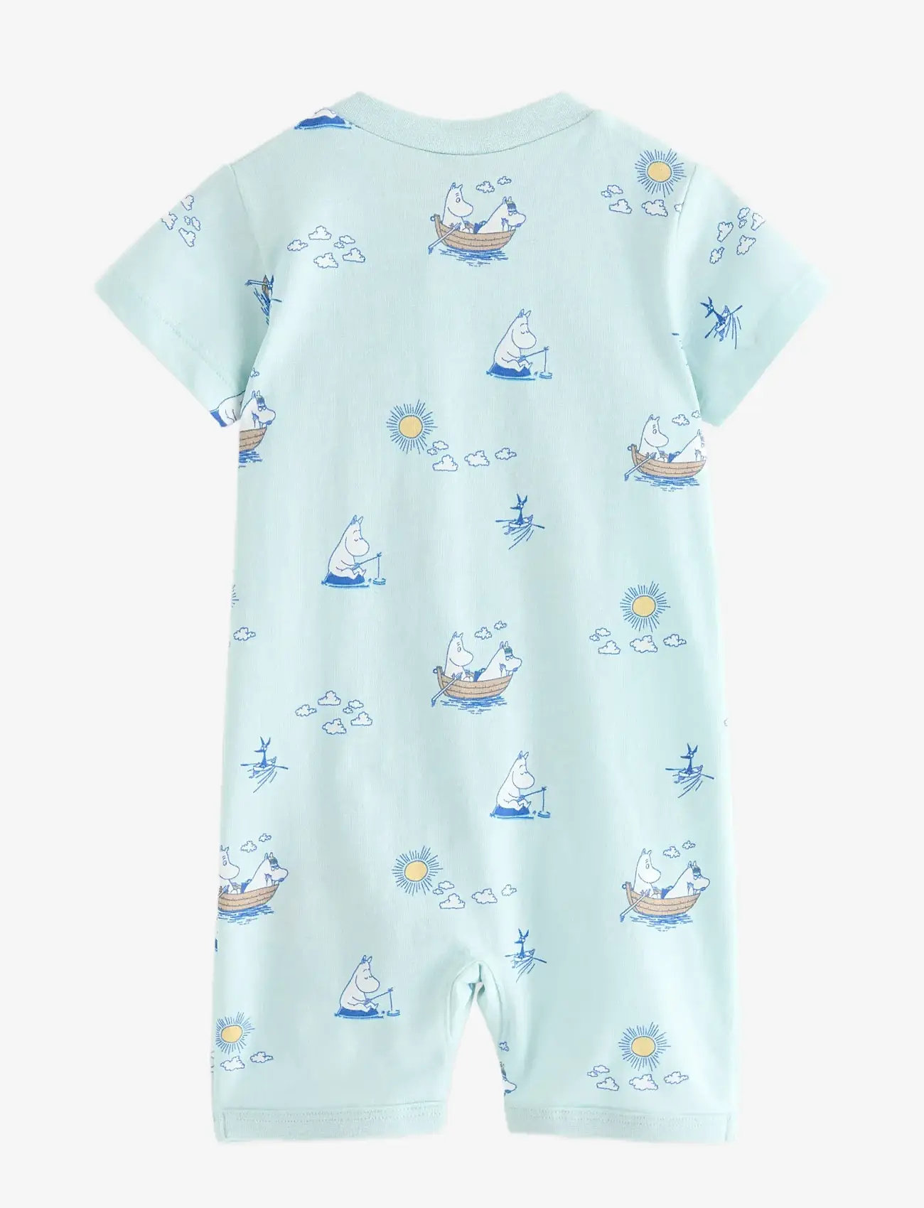 Lindex - Moomin pyjama romper - sovoveraller - light aqua - 1
