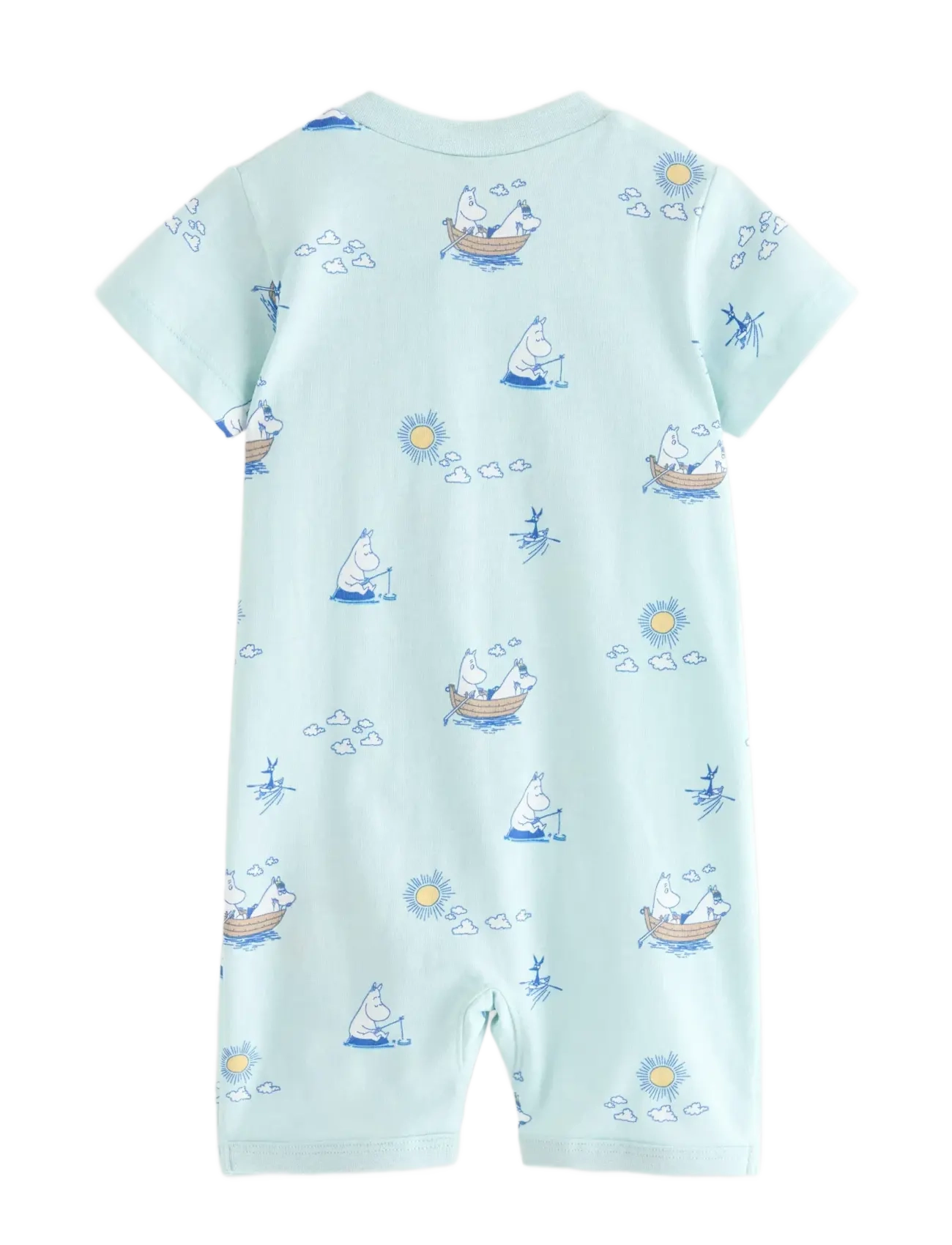 Lindex - Moomin pyjama romper - pidžaama-kombinesoonid - light aqua - 1