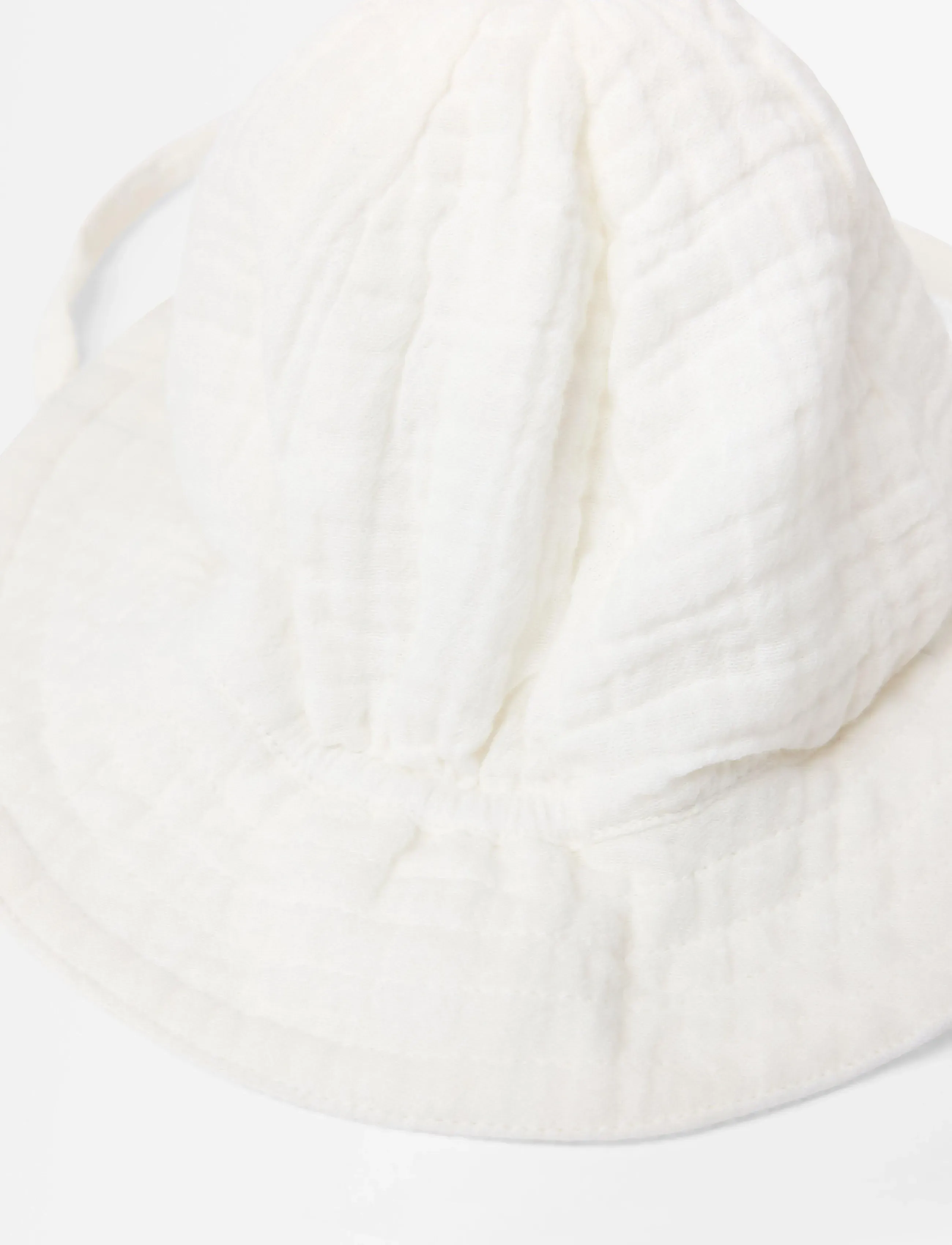 Lindex - Sun hat in cotton gauze - sonnenhüte - light dusty white - 2
