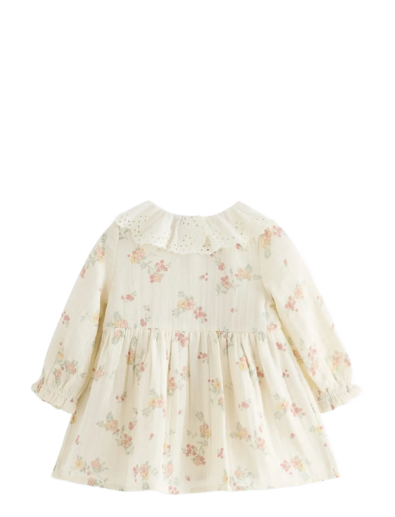 Lindex - Dress in cotton gauze - white - 1