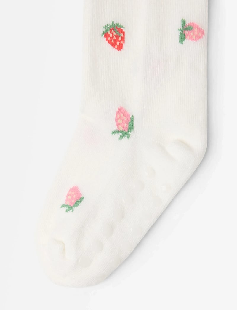 Lindex - Tights SG Strawberries - strumpfhosen - off white - 2