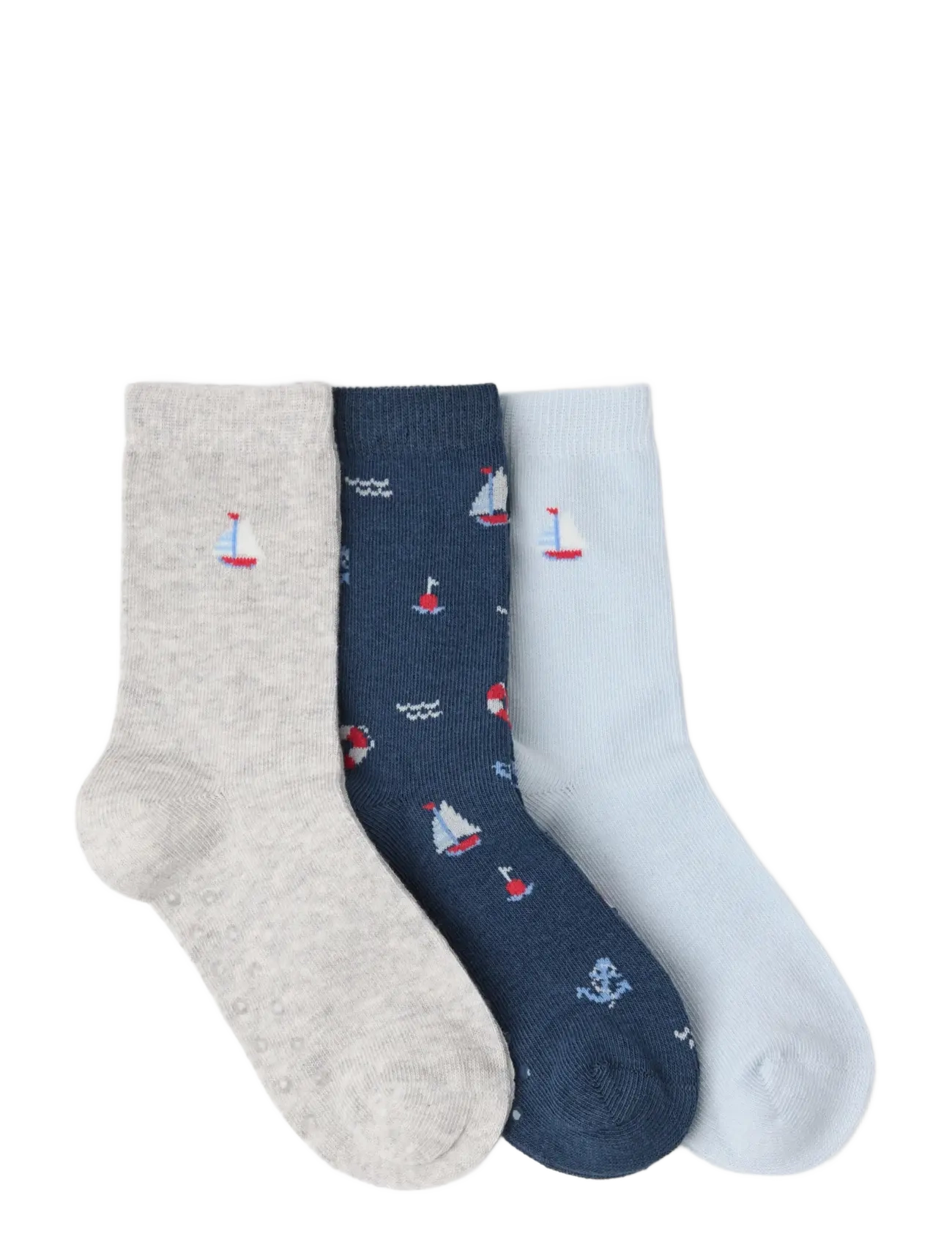 Lindex - 3-pack socks - suvised sooduspakkumised - dusty blue - 1