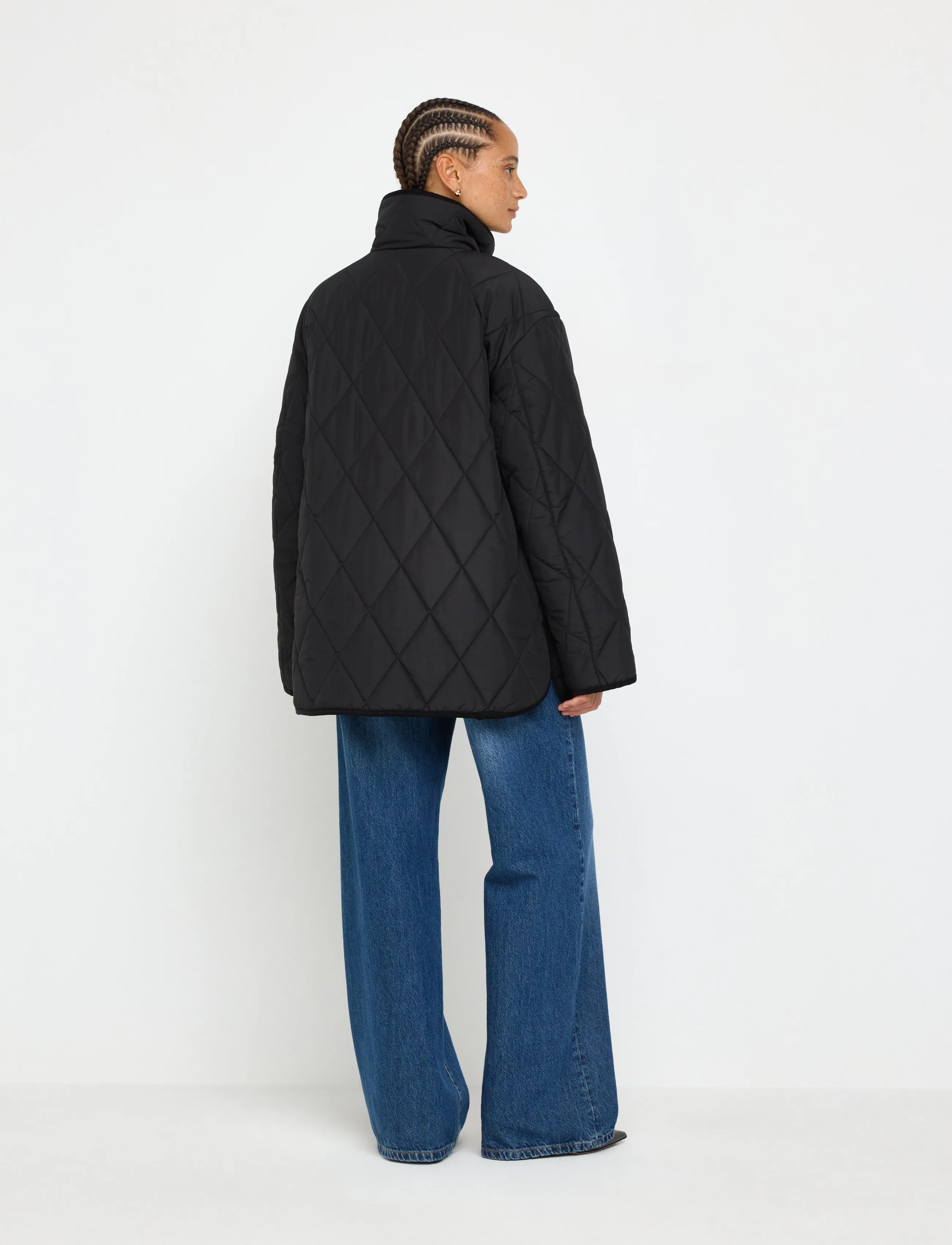 Lindex - Quilted jacket - black - 3