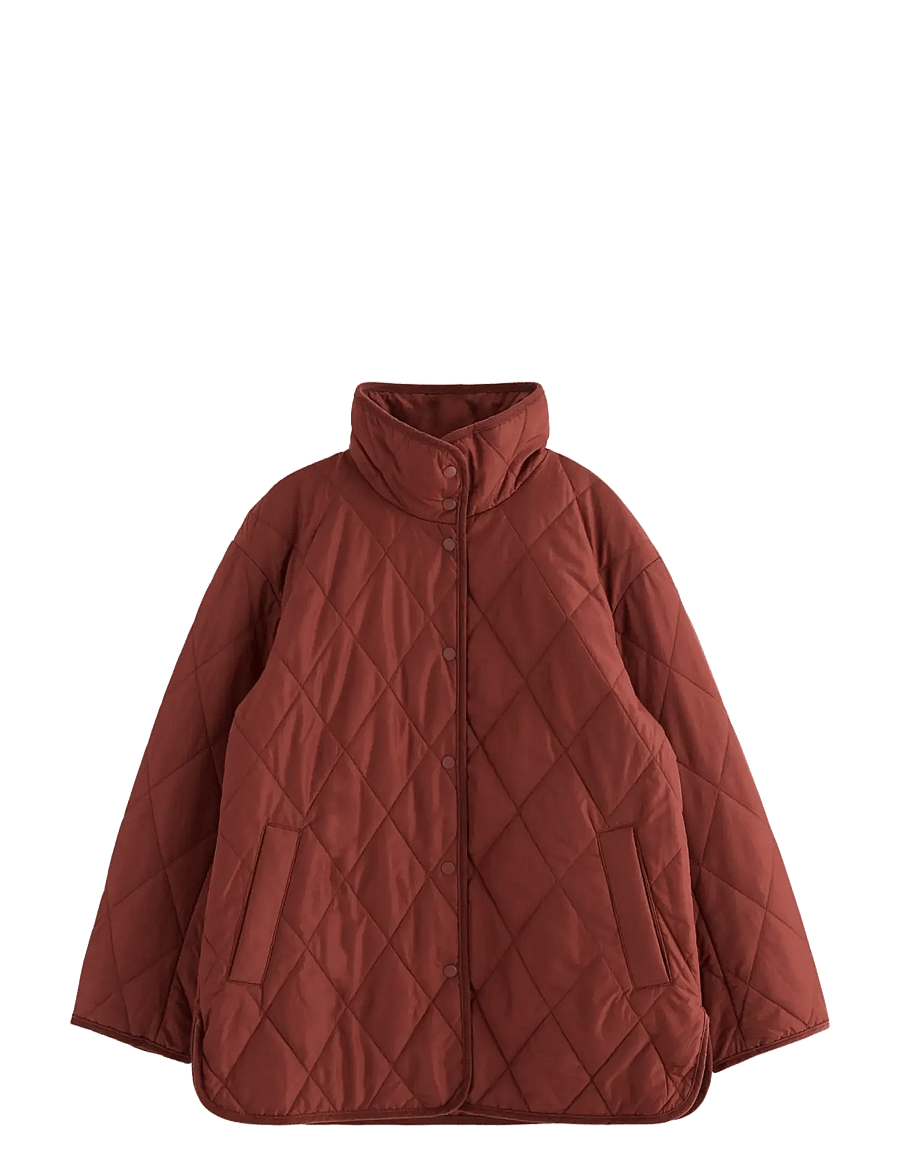 Lindex - Quilted jacket - kevadjoped - brown - 1