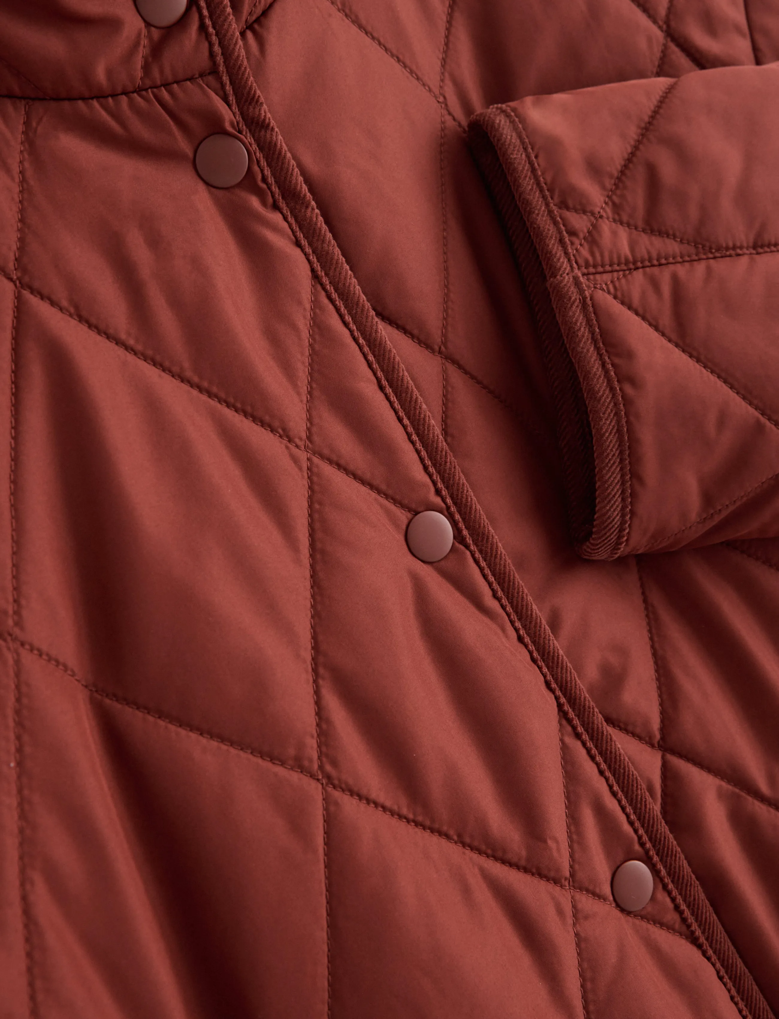 Lindex - Quilted jacket - kevadjoped - brown - 5