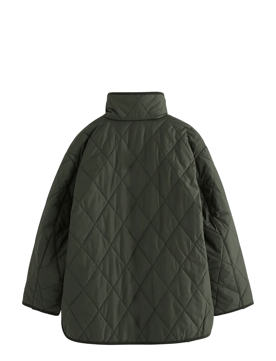 Lindex - Quilted jacket - kevadjoped - dark green - 1