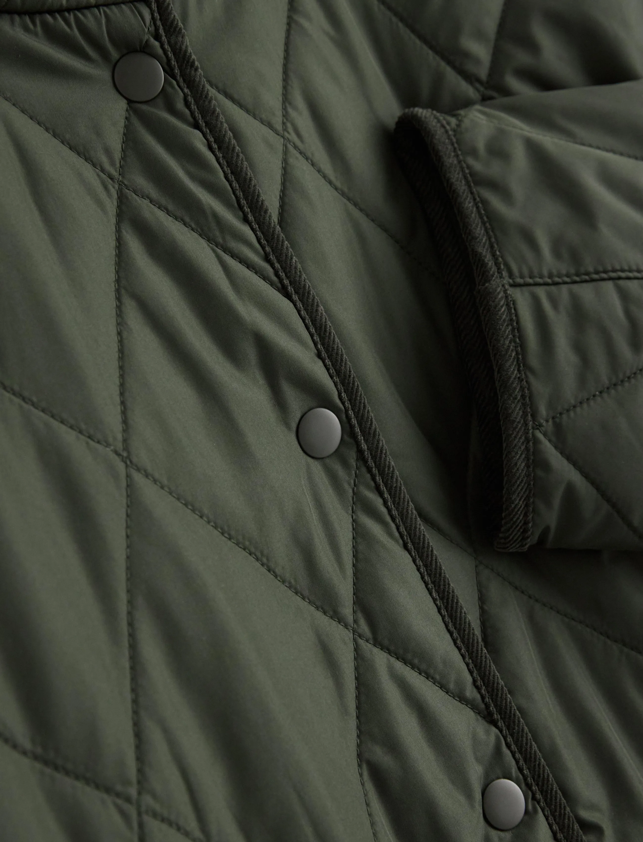 Lindex - Quilted jacket - kevadjoped - dark green - 2