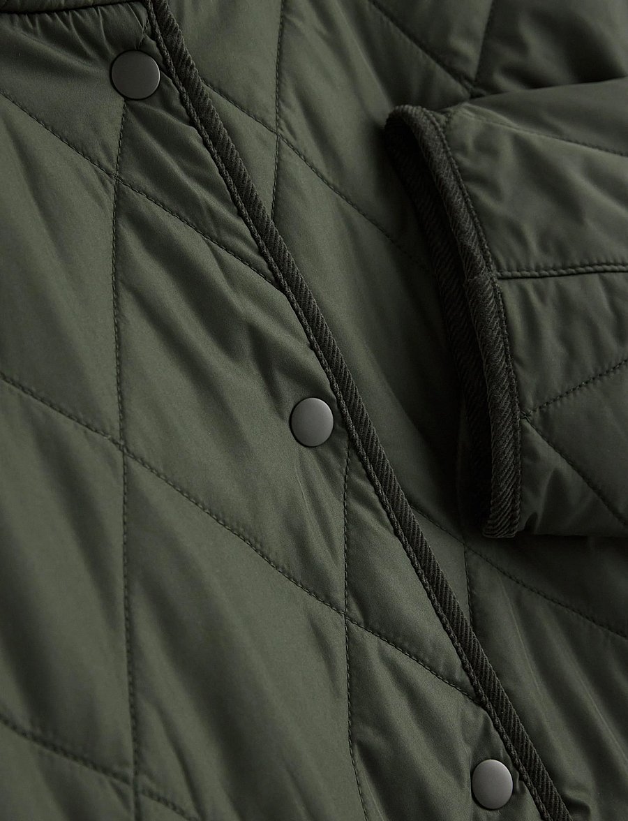 Lindex - Quilted jacket - kevadjoped - dark green - 2