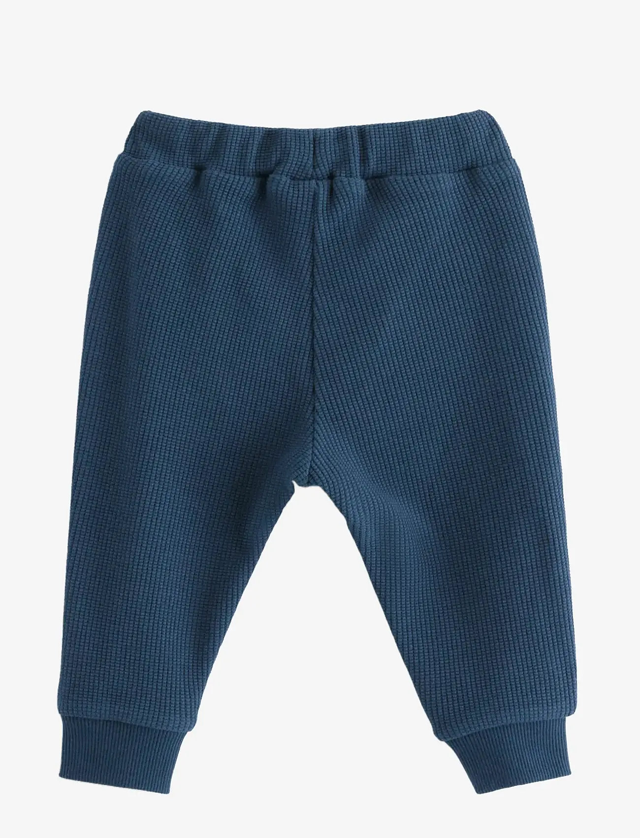 Lindex - Waffled joggers - sweatpants - dark blue - 1