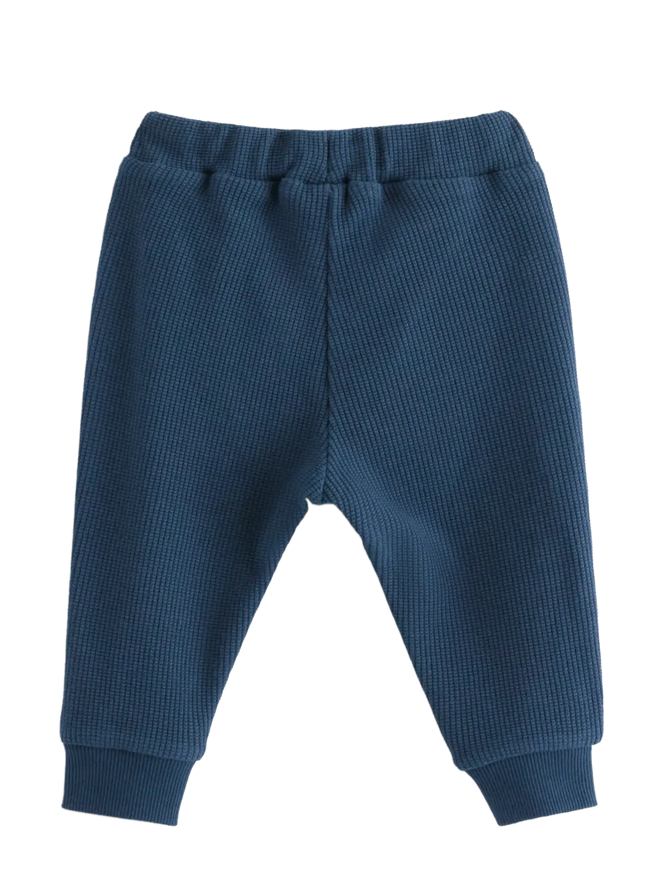 Lindex - Waffled joggers - sporta bikses - dark blue - 1