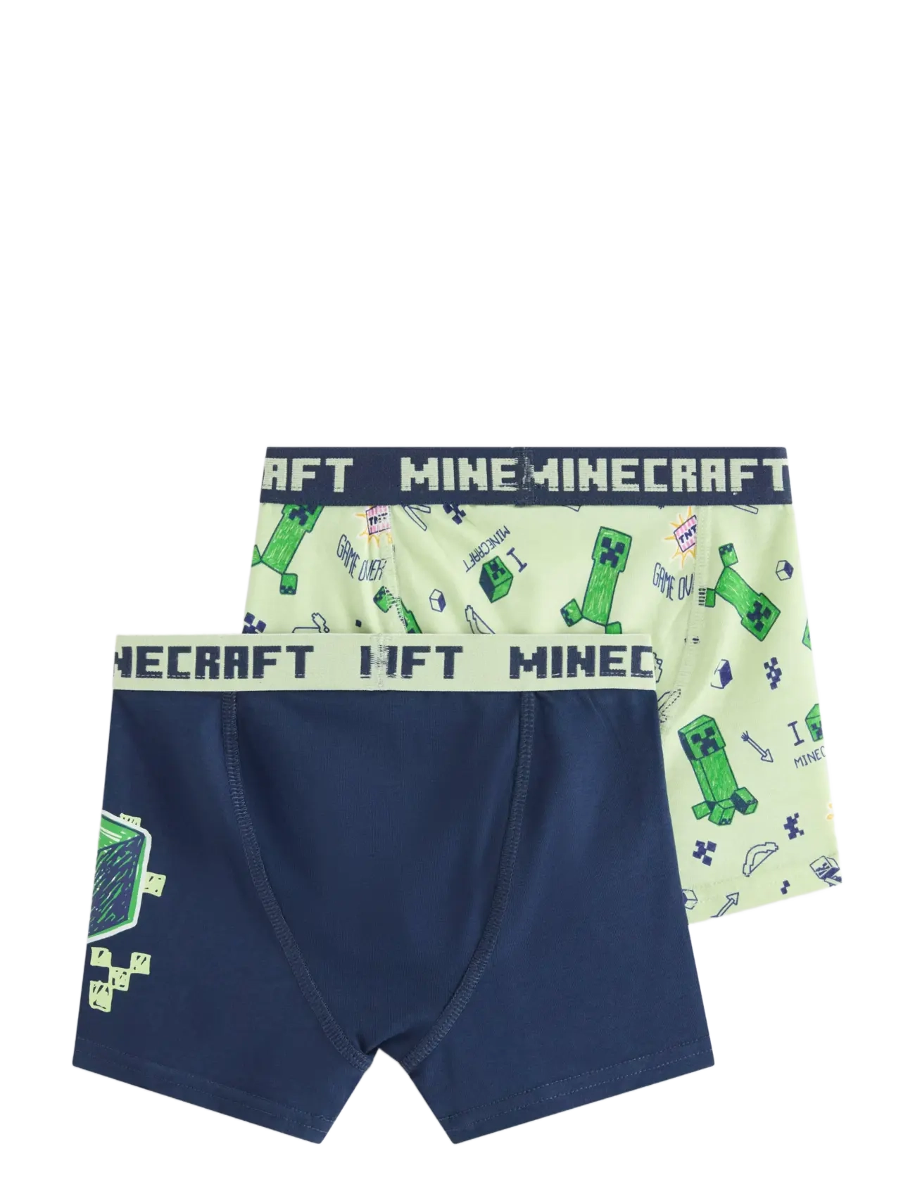 Lindex - 2-pack Minecraft boxer shorts - unterhosen - dark blue - 1