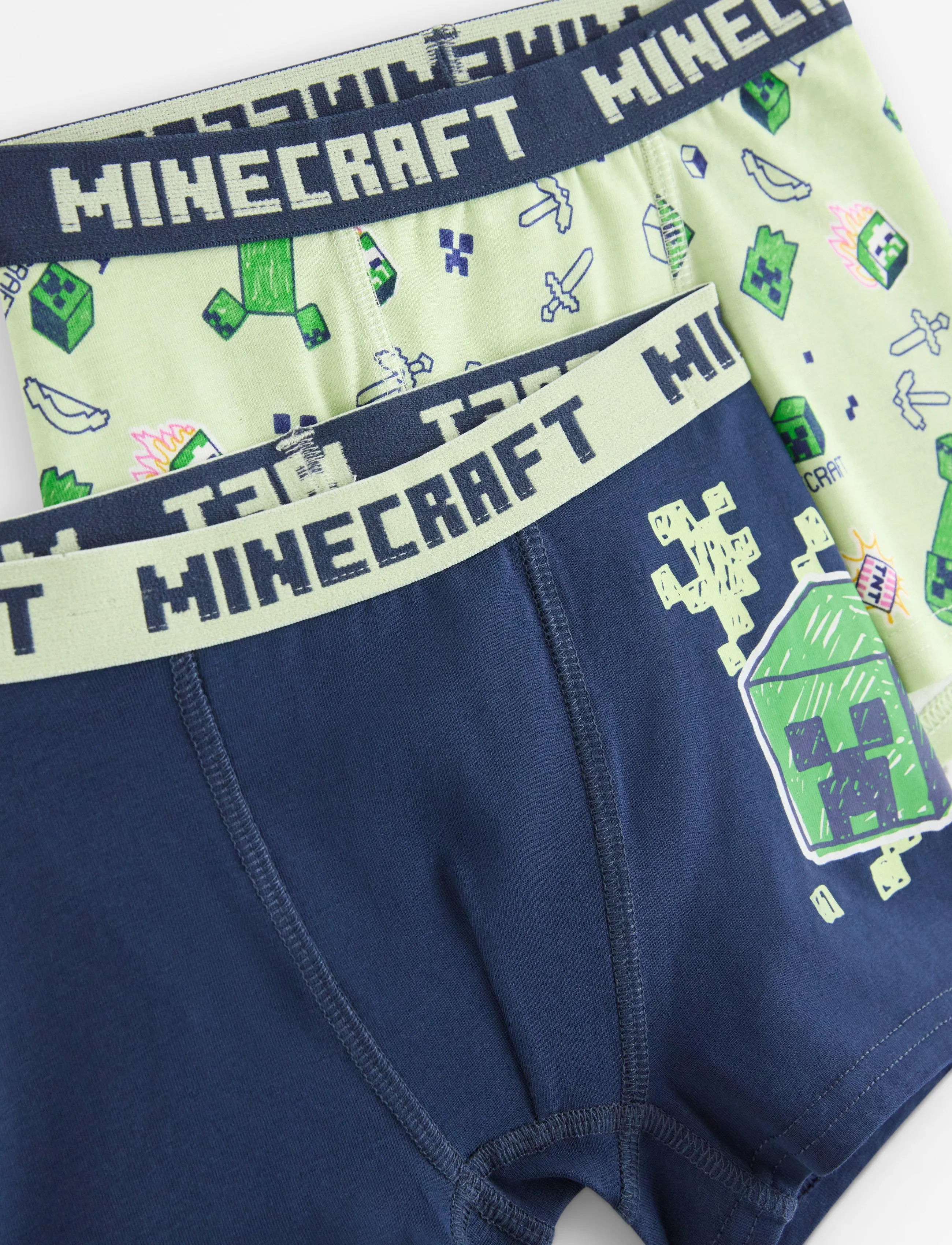 Lindex - 2-pack Minecraft boxer shorts - unterhosen - dark blue - 2