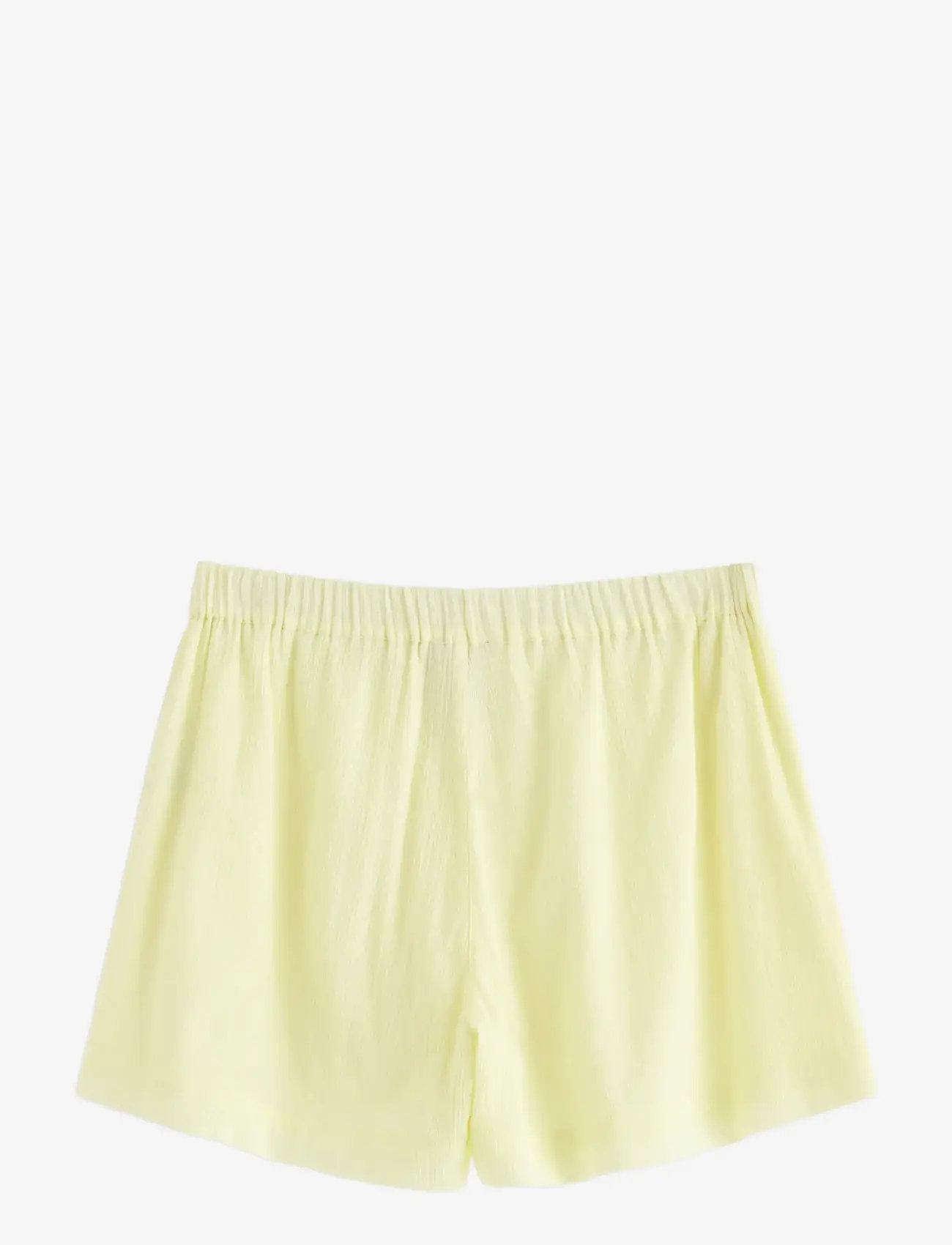 Lindex - Crinkled shorts - casual shorts - light yellow - 2