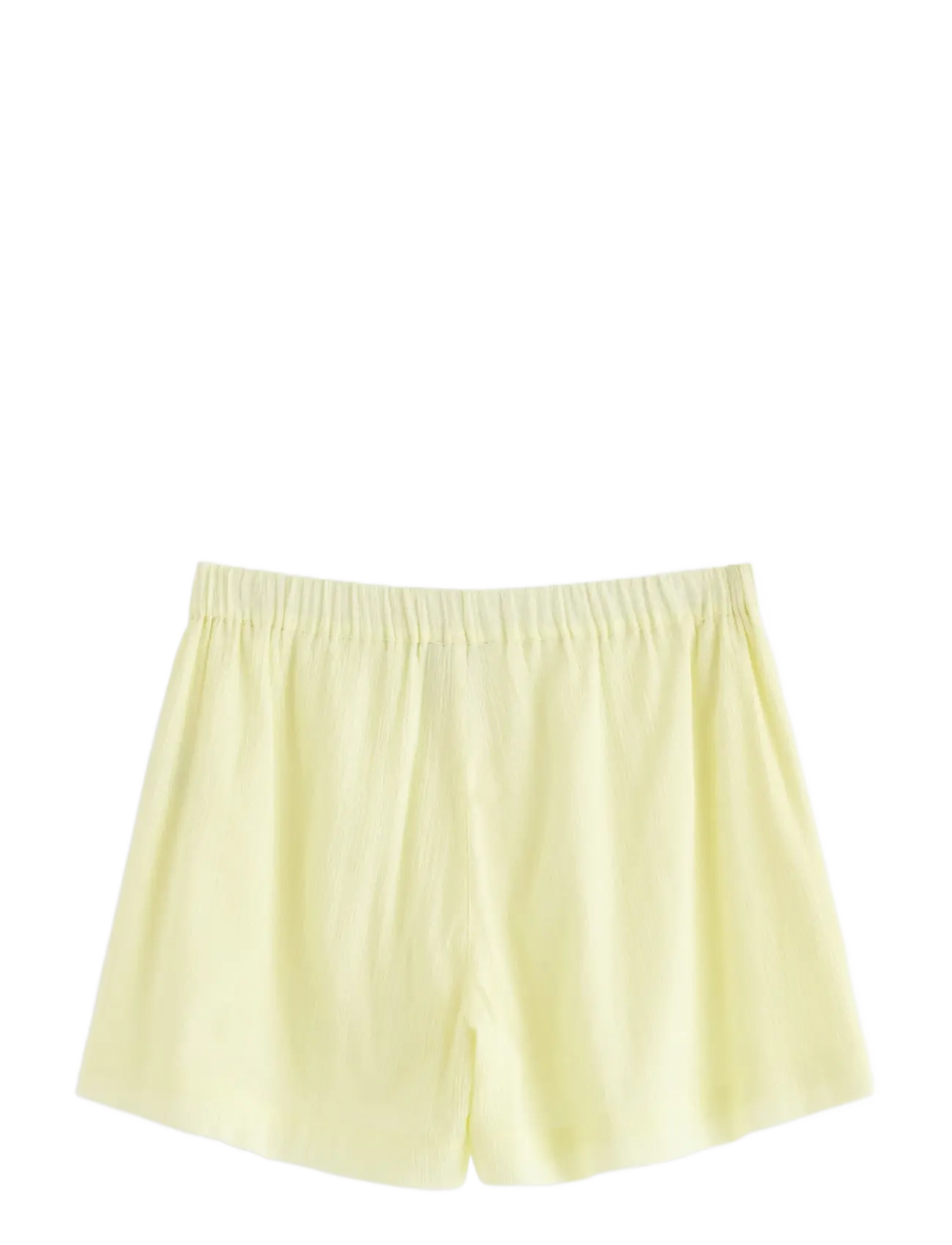 Lindex - Crinkled shorts - casual shorts - light yellow - 2