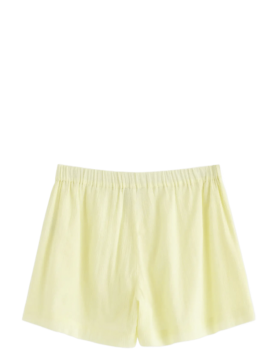 Lindex - Crinkled shorts - casual shorts - light yellow - 2