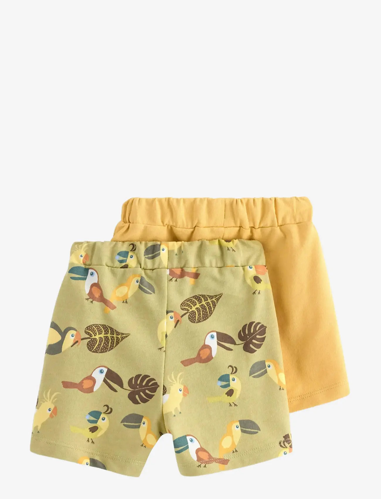 Lindex - 2-pack shorts - sweatshorts - light dusty yellow - 1