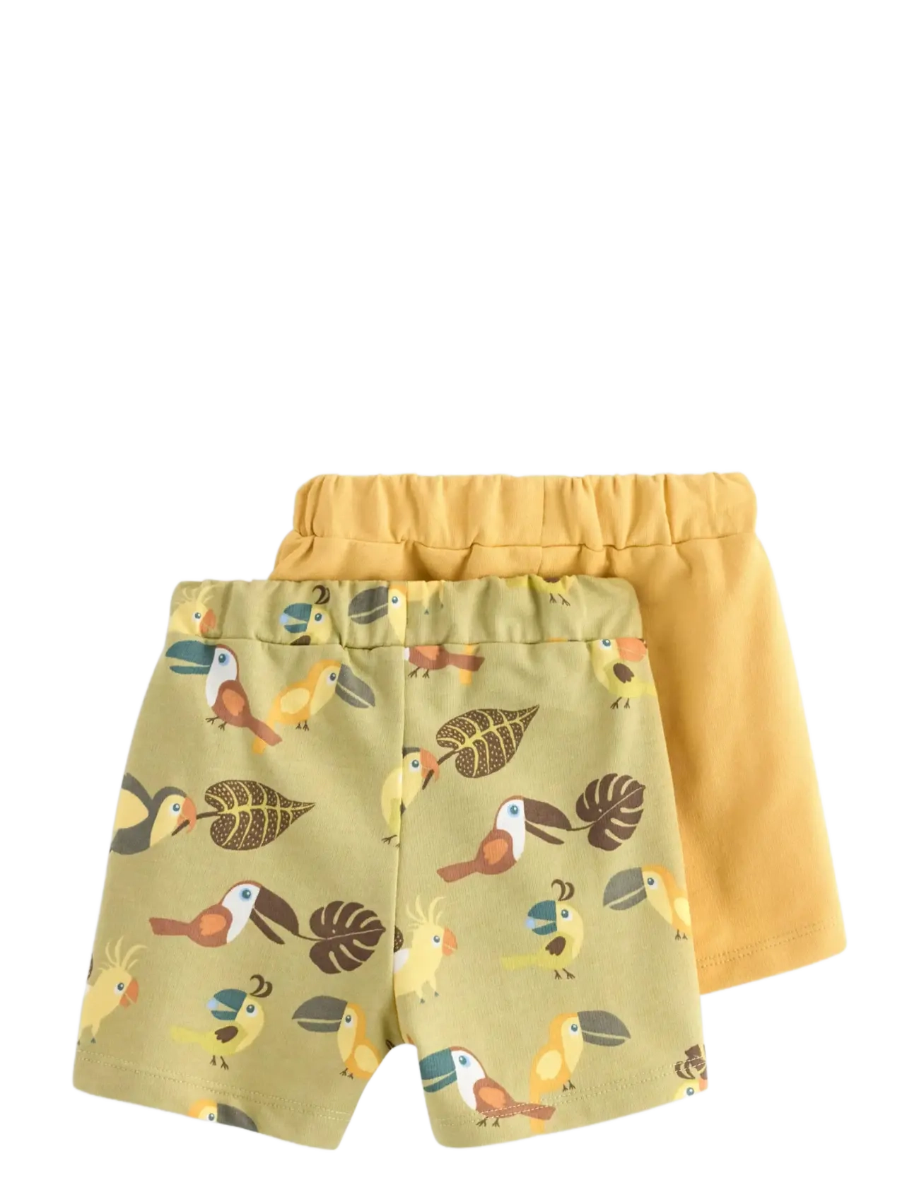 Lindex - 2-pack shorts - sweat shorts - light dusty yellow - 1