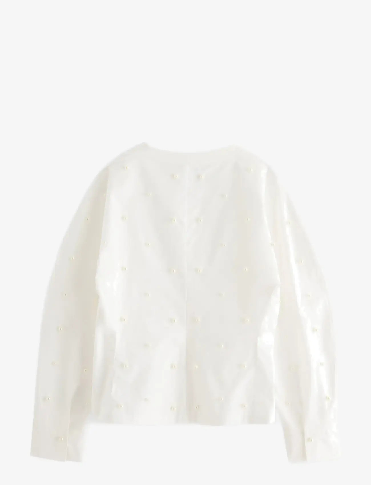 Lindex - Long-sleeved shirt - long sleeved blouses - white - 2