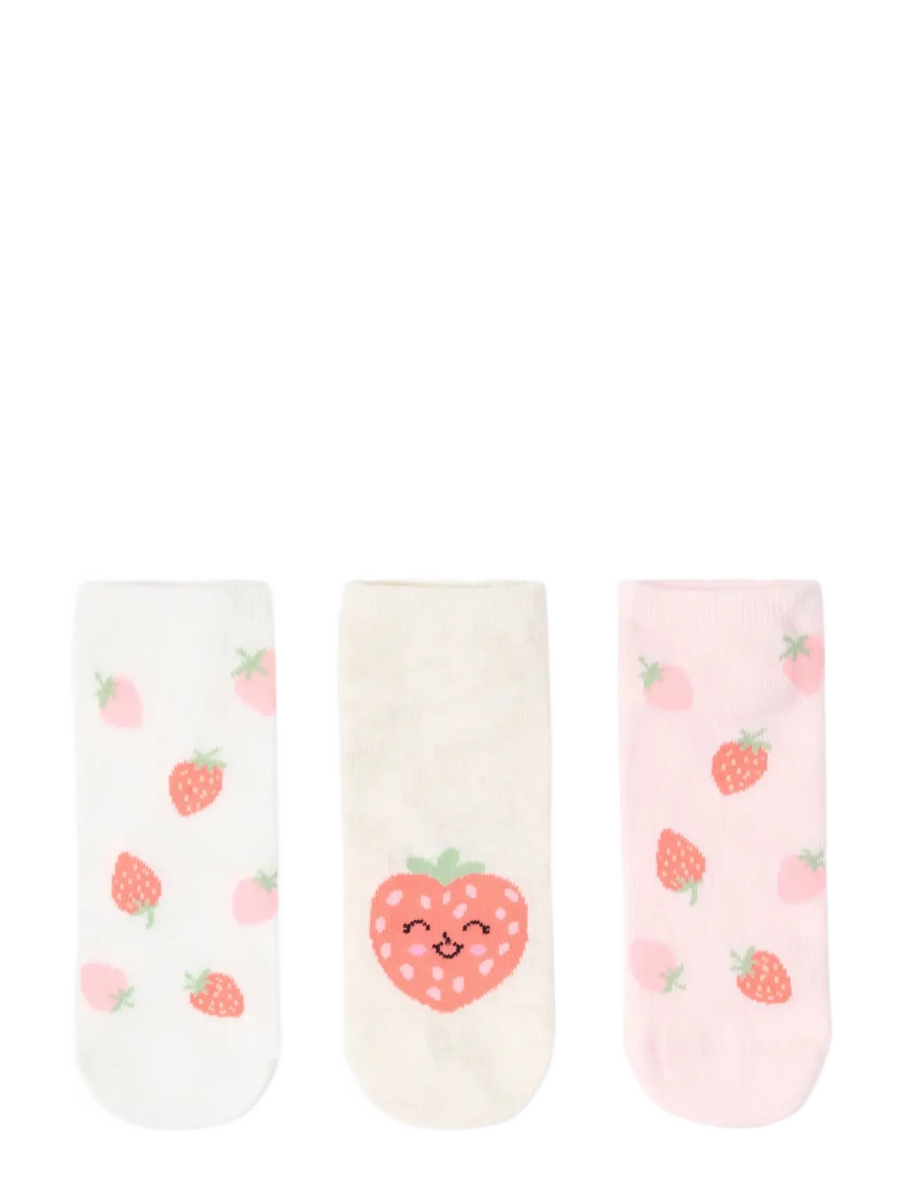 LINDEX 3-Pack Ankle Socken Weiß - 22/24 - Kinder