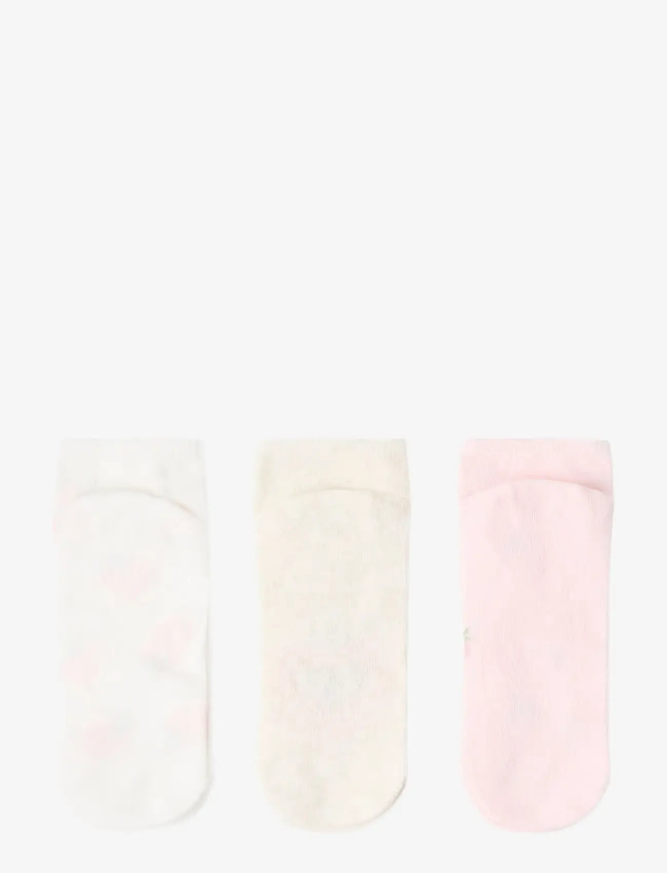 Lindex - 3-pack ankle socks - socks - light pink - 1