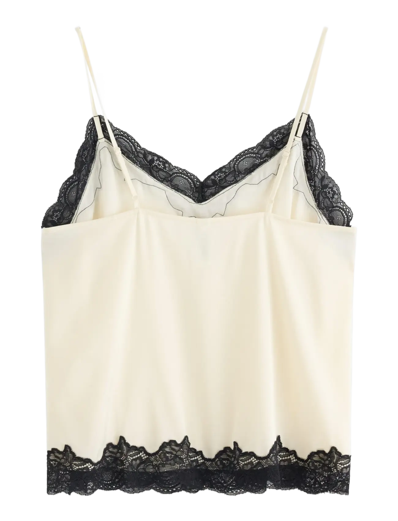Lindex - Camisole in satin - Överdelar - dusty white - 2