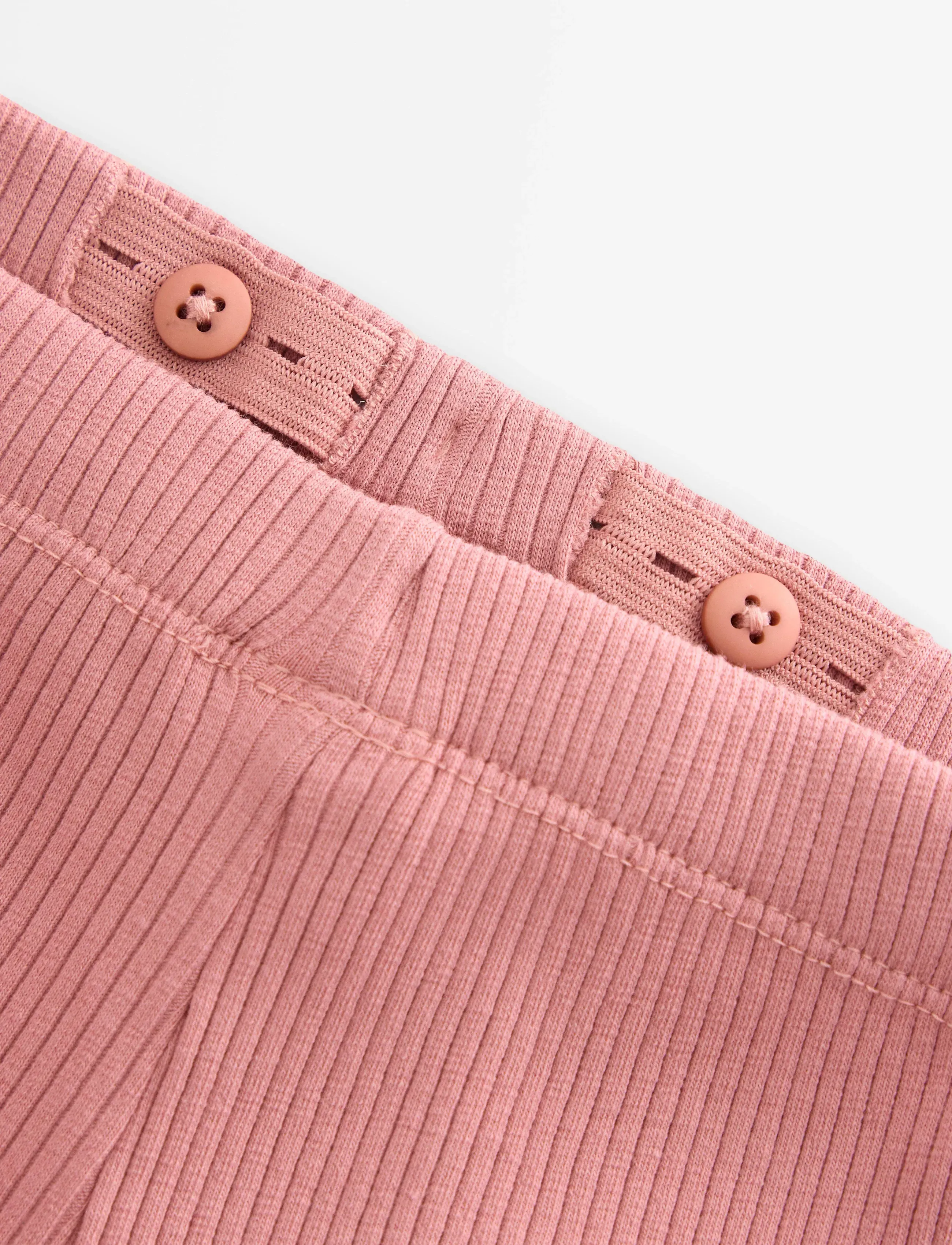 Lindex - Ribbed leggings - dusty pink - 1
