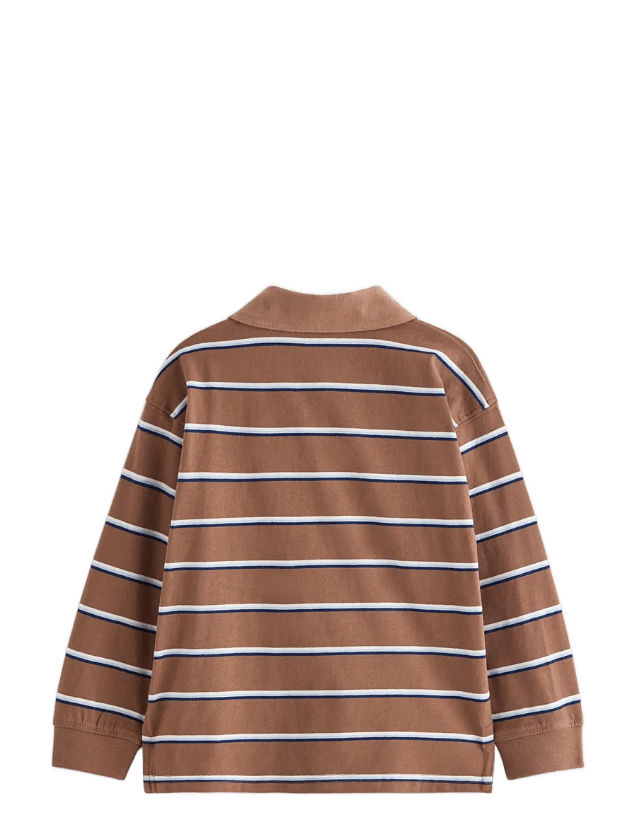 Lindex - Rugby shirt - langärmelig poloshirt - brown - 2