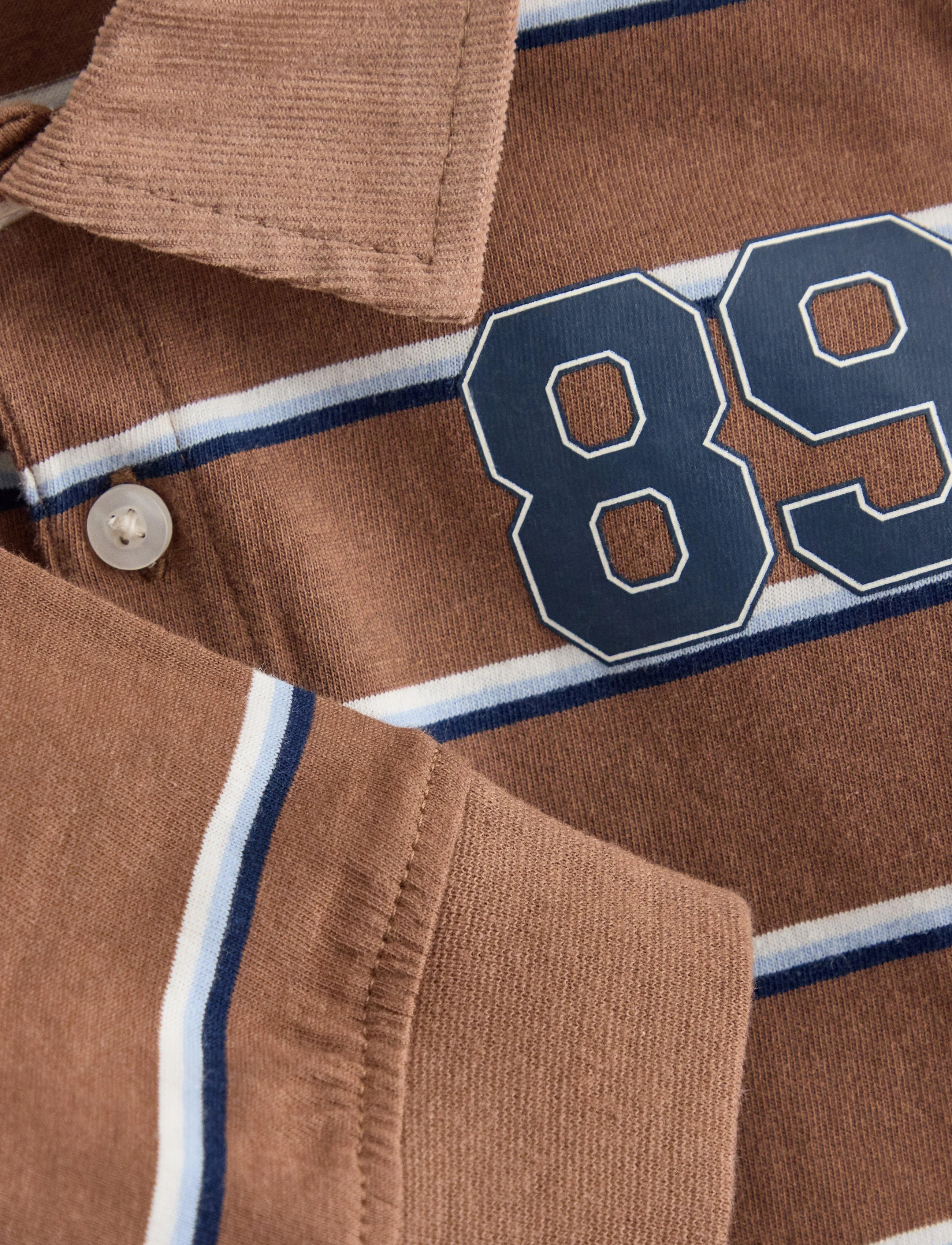 Lindex - Rugby shirt - langärmelig poloshirt - brown - 5