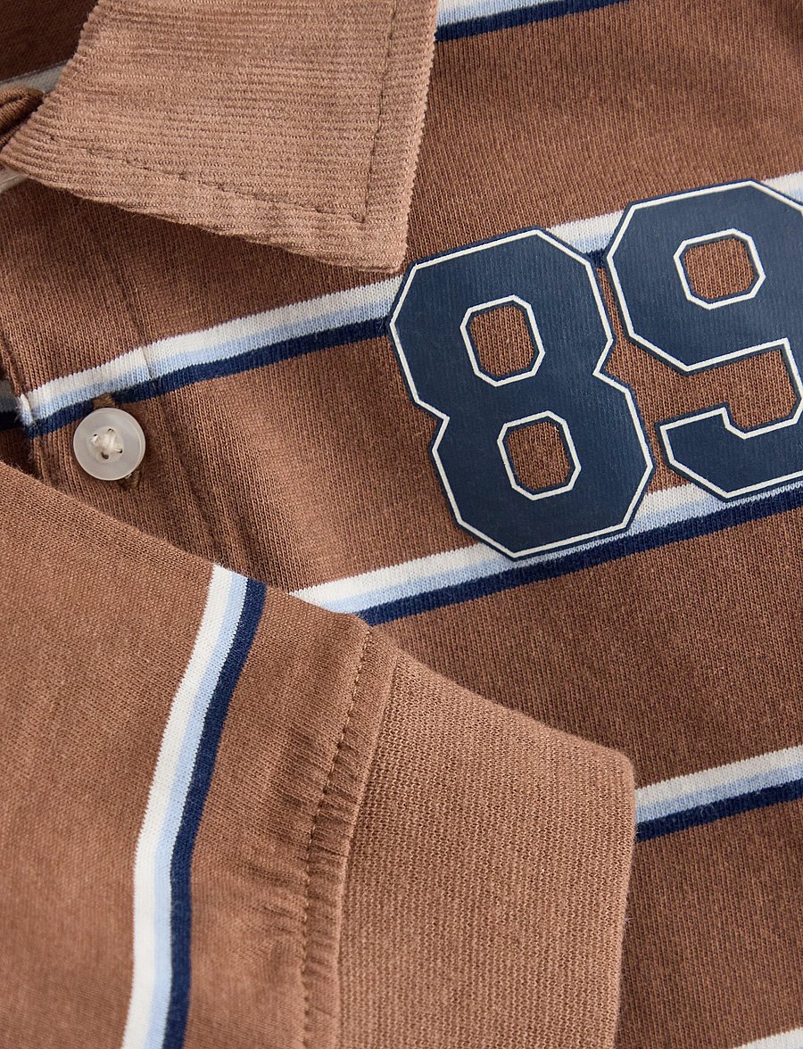 Lindex - Rugby shirt - langärmelig poloshirt - brown - 5