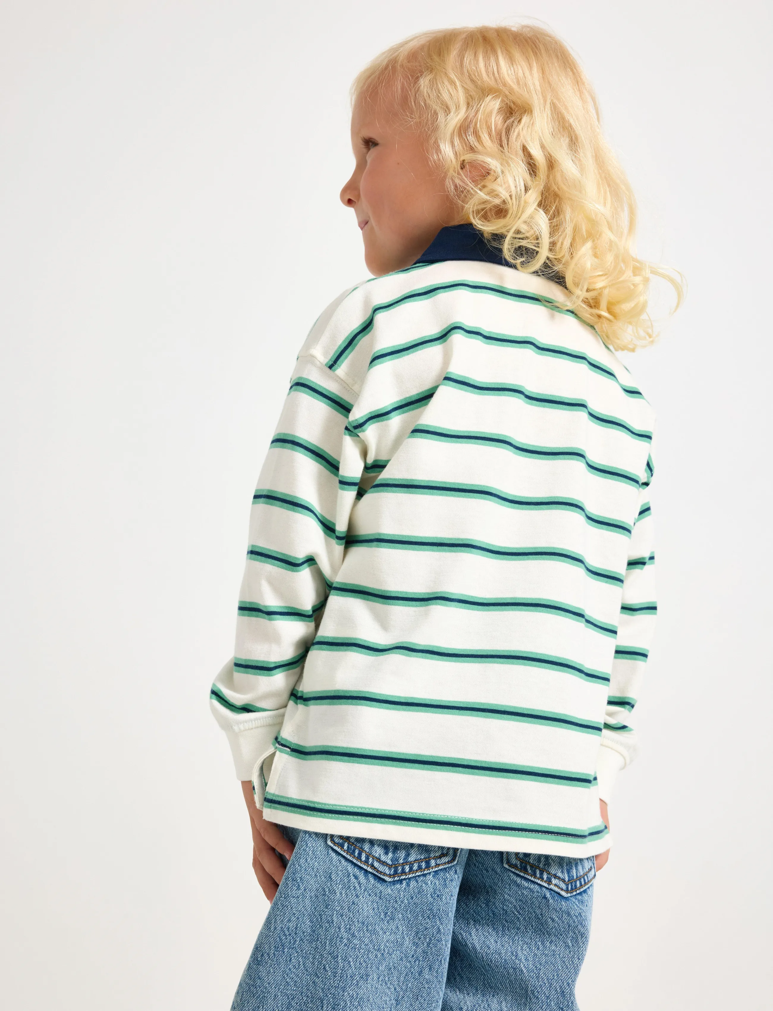 Lindex - Rugby shirt - white - 3