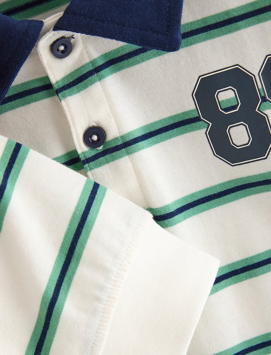 Lindex - Rugby shirt - white - 5