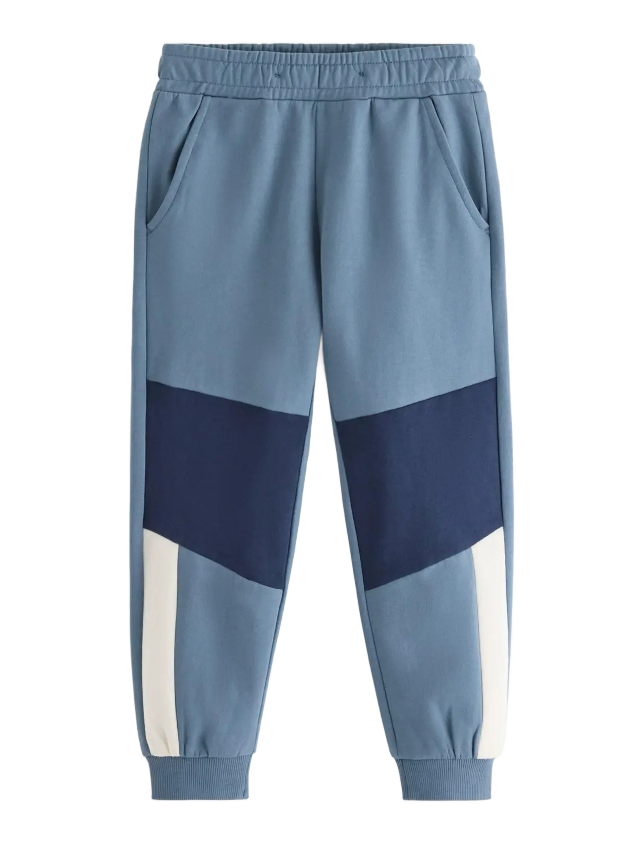 Lindex Joggers with brushed inside - Riided - DARK DUSTY BLUE / blue