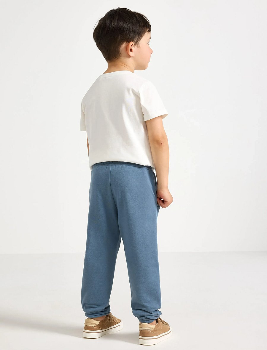 Lindex - Joggers with brushed inside - dressipüksid - dark dusty blue - 3