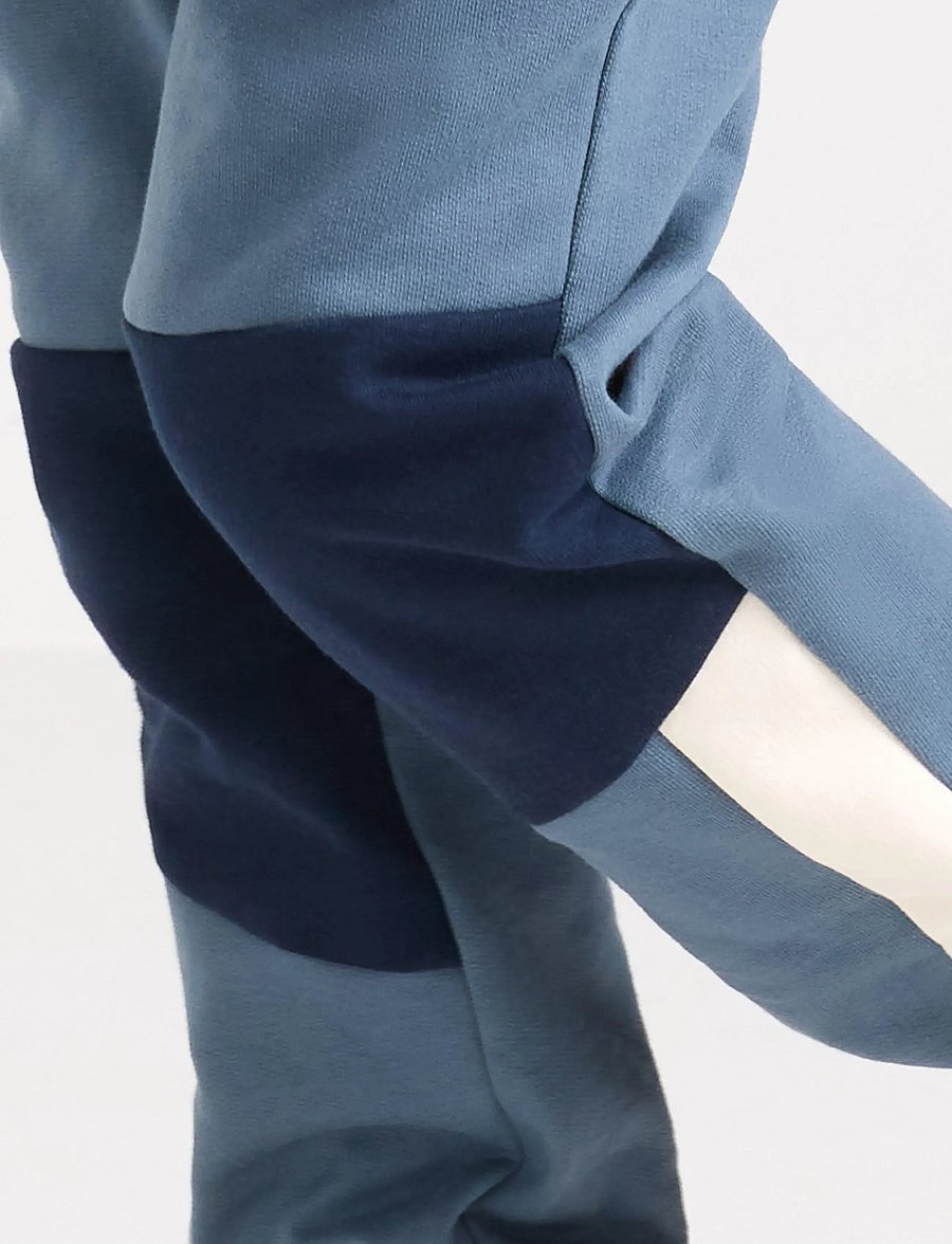 Lindex - Joggers with brushed inside - dressipüksid - dark dusty blue - 5