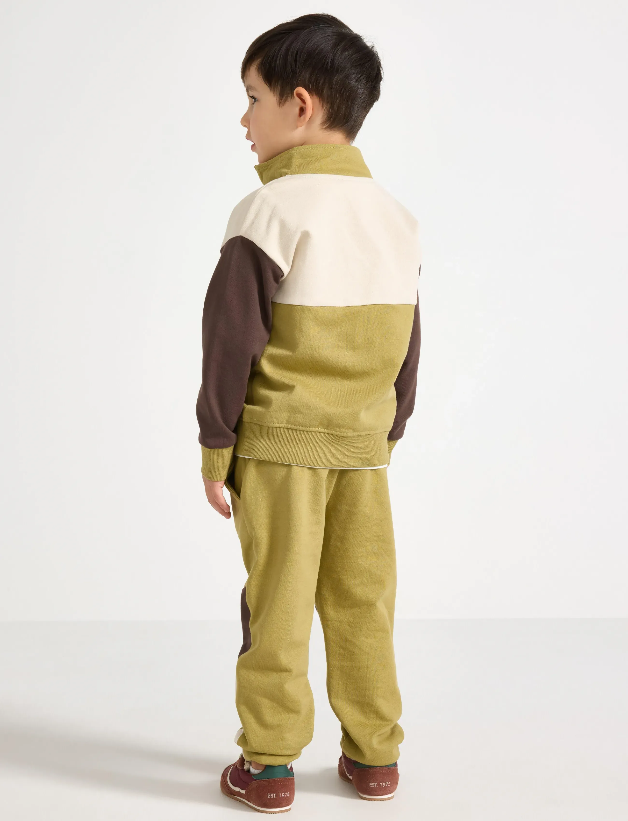 Lindex - Joggers with brushed inside - dressipüksid - khaki - 3