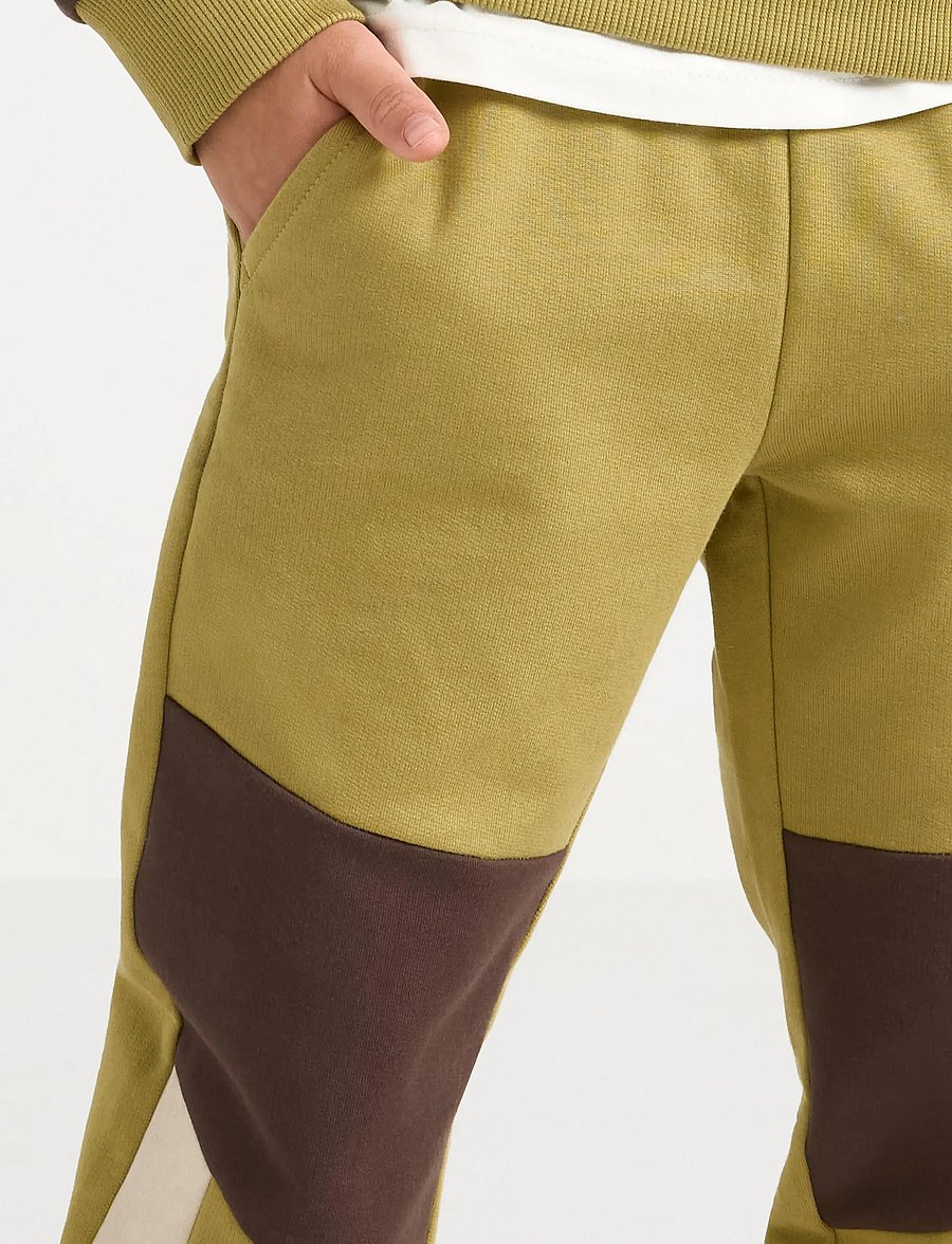 Lindex - Joggers with brushed inside - dressipüksid - khaki - 4