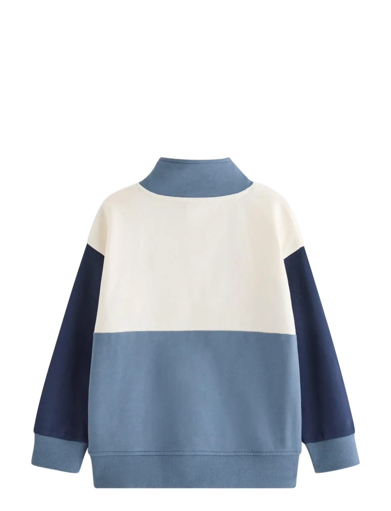 Lindex - Sweatshirt with half-zip - dark dusty blue - 2