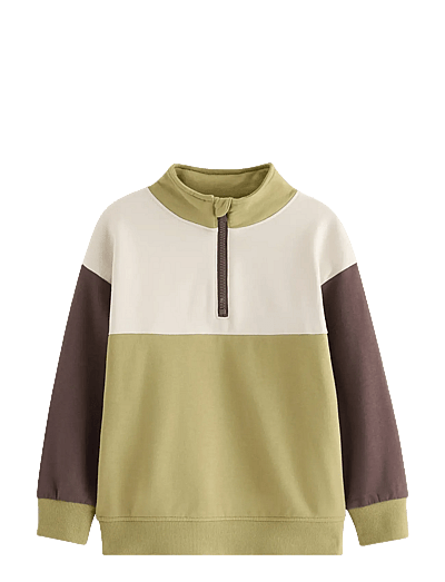 Sweatshirt With Half-Zip - Sweatshirts