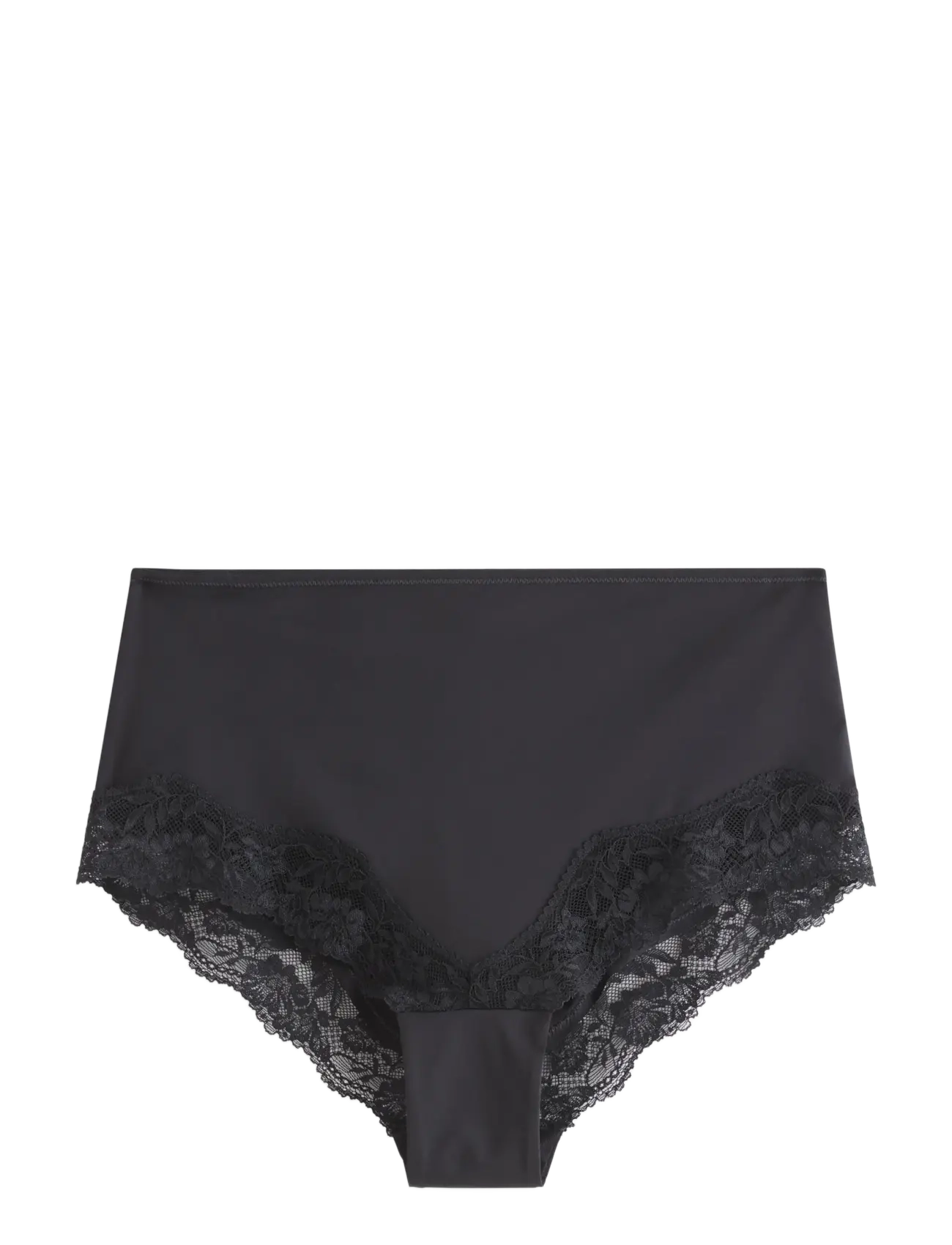 Lindex Briefs with high waist - Midi & Maxi Slips - BLACK / black