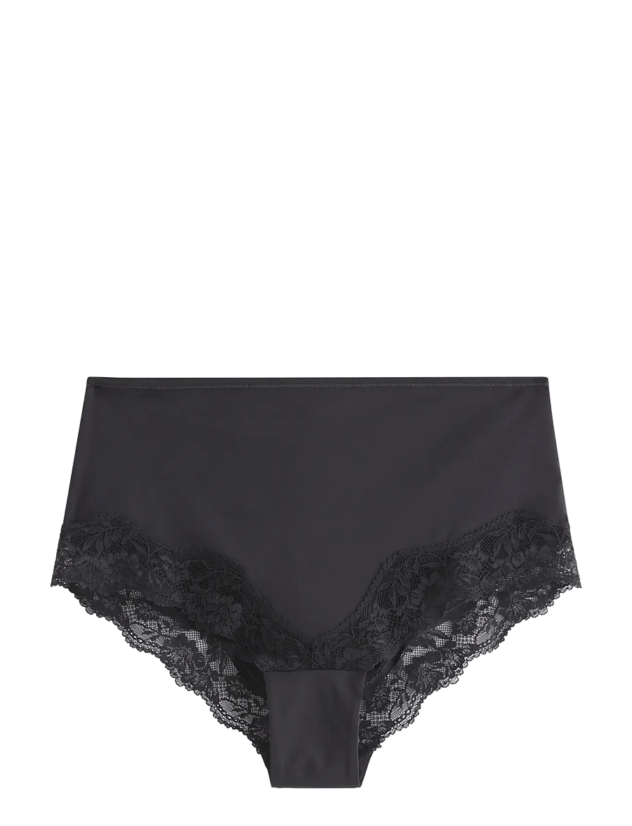 Lindex - Briefs with high waist - midi- ja maksialuspüksid - black - 1