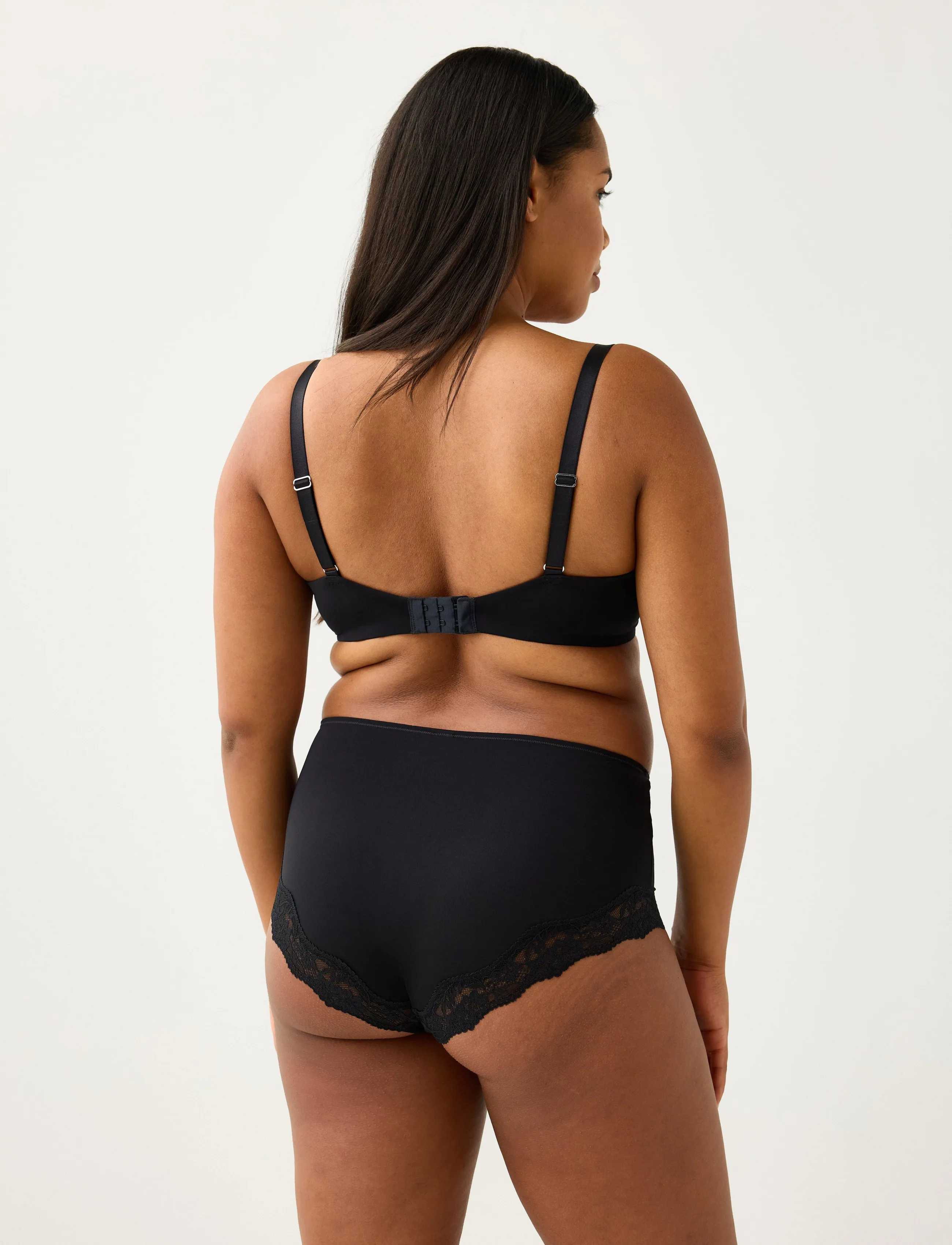Lindex - Briefs with high waist - black - 3