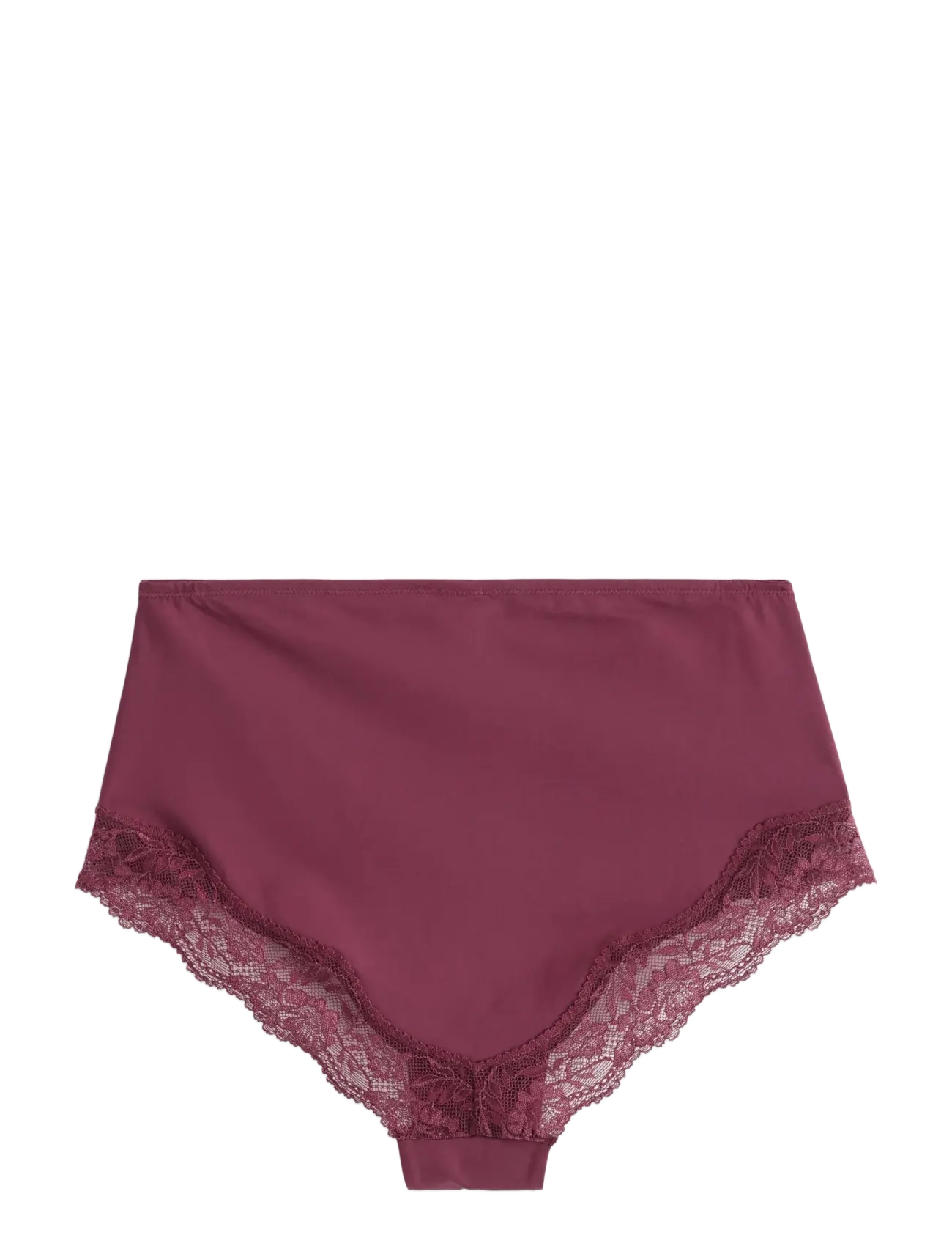 Lindex - Briefs with high waist - dark dusty red - 2